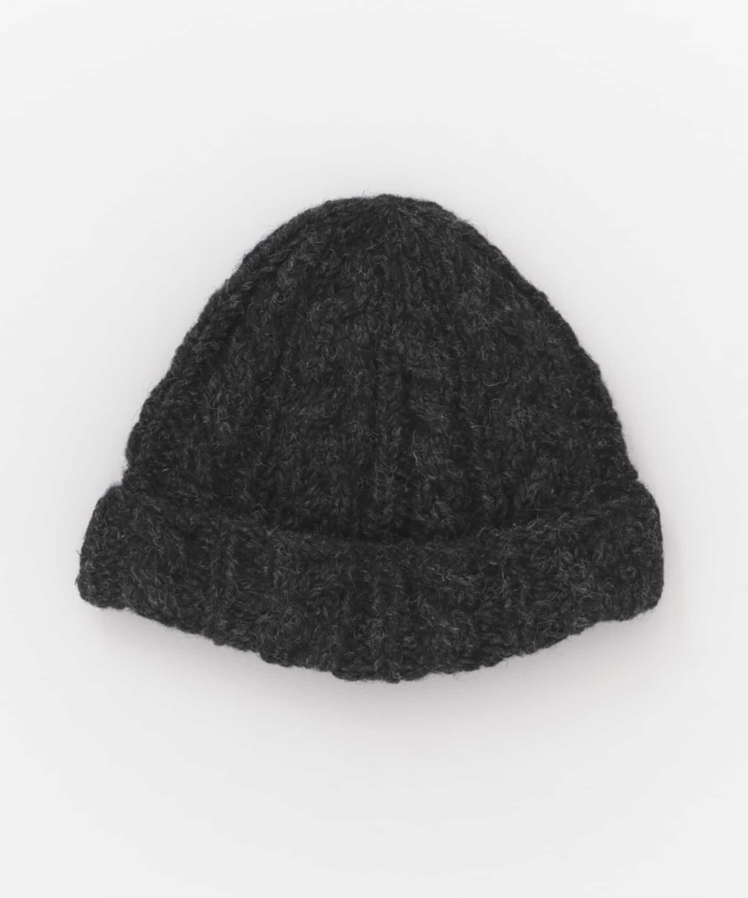 ケーブルニットキャップ(KIDS)∴ CHARCOAL one