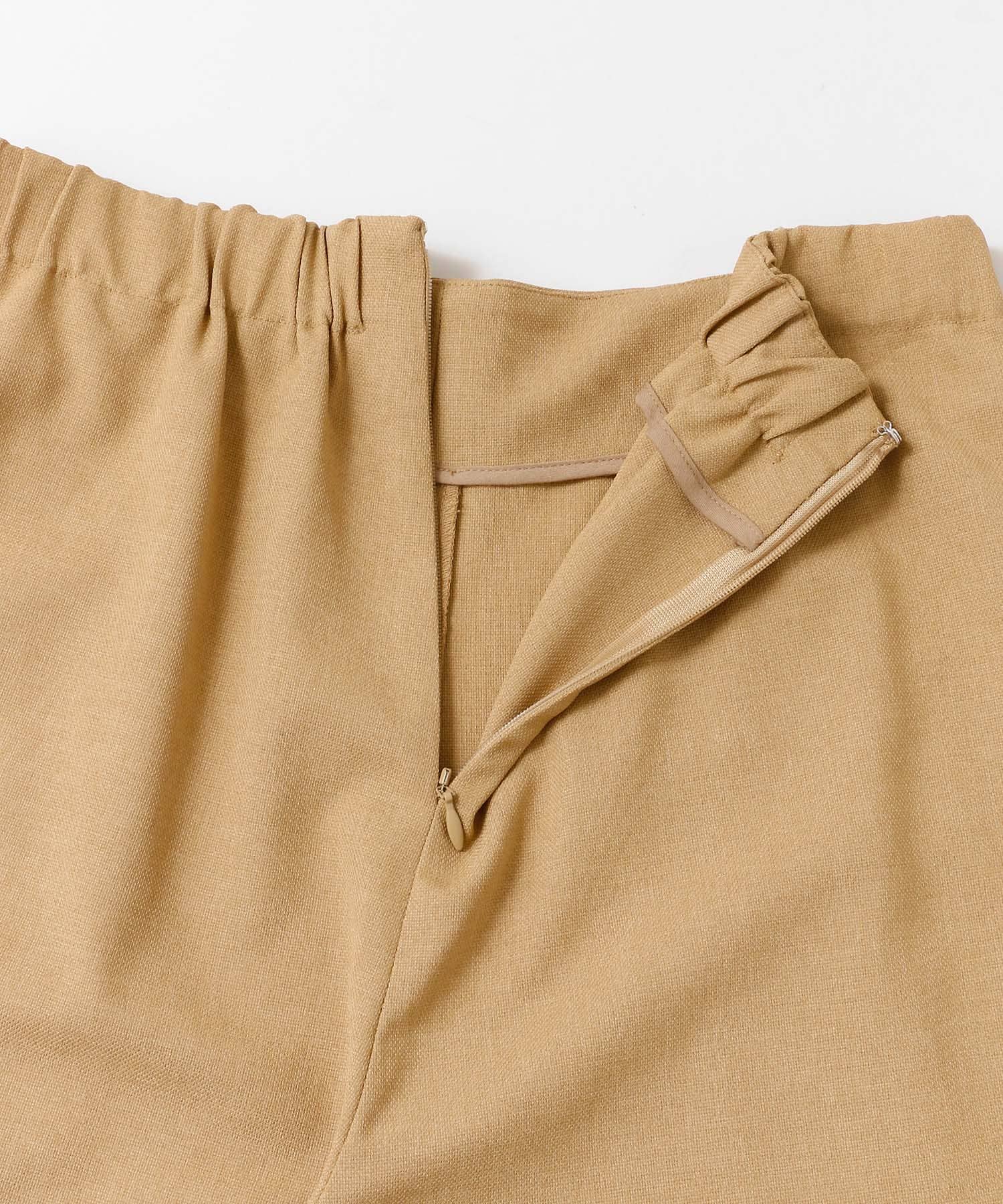 サイドシームレスパンツ∴ CAMEL 36