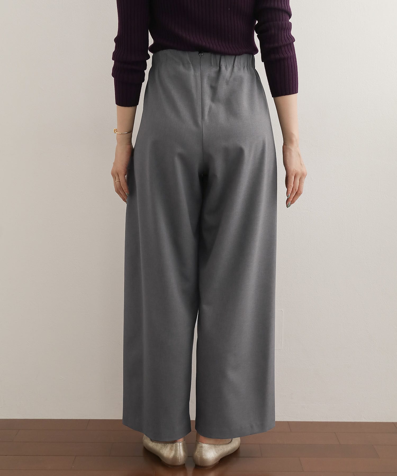 サイドシームレスパンツ∴ GRAY 36