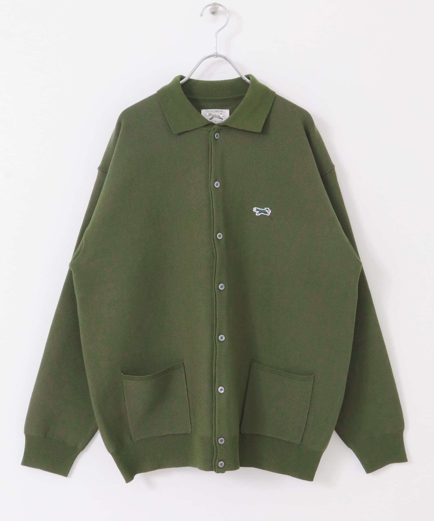 『別注』PENNYS×DOORS　THE FOX シャツカーディガン KHAKI M