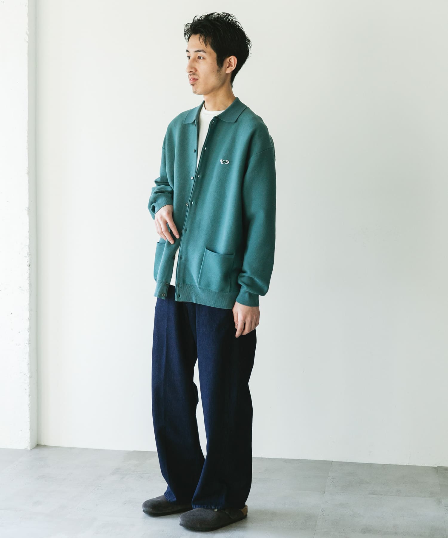 別注』PENNYS×DOORS THE FOX シャツカーディガン(M ORANGE): トップス