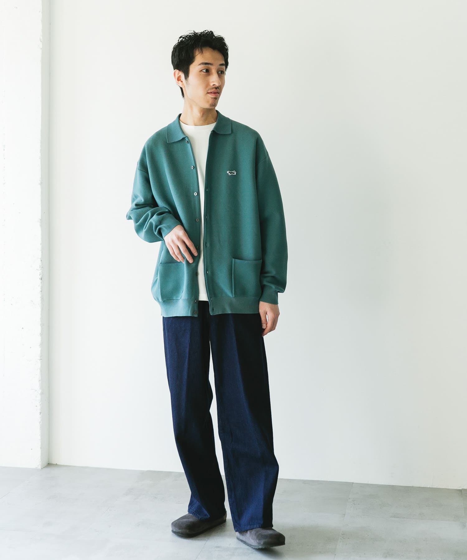 別注』PENNYS×DOORS THE FOX シャツカーディガン(M ORANGE): トップス