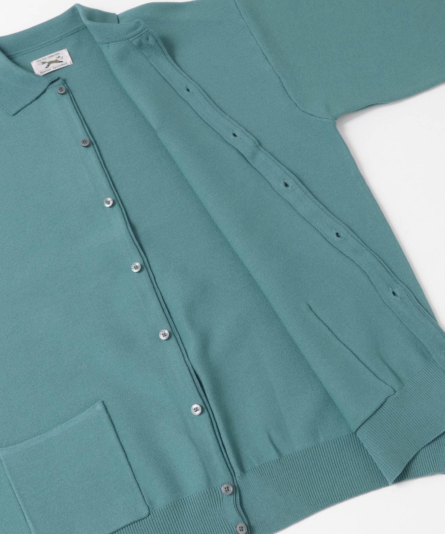 『別注』PENNYS×DOORS　THE FOX シャツカーディガン BLUE M