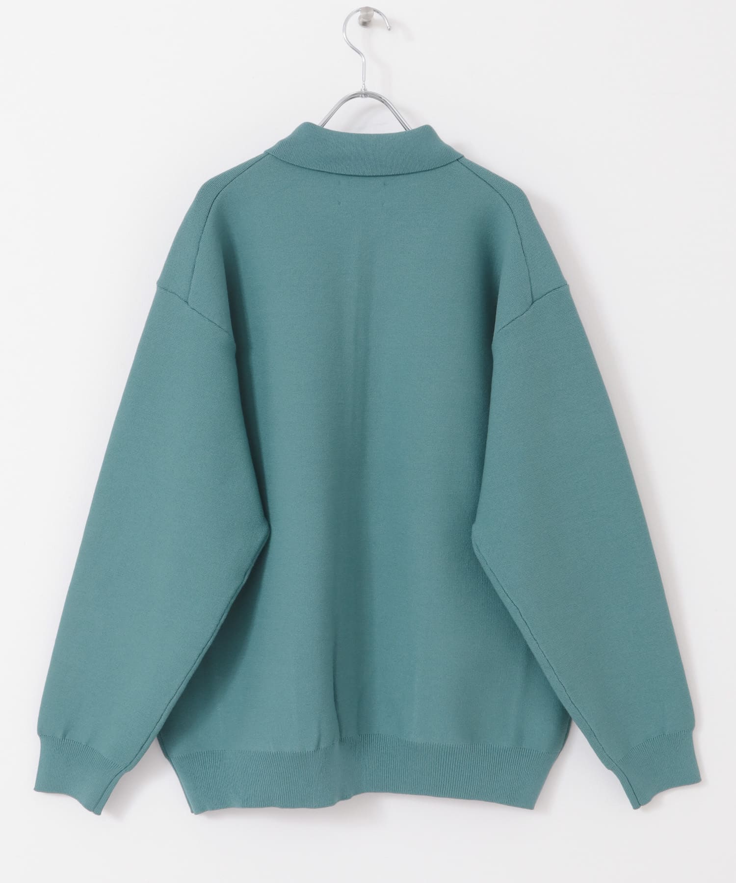 『別注』PENNYS×DOORS　THE FOX シャツカーディガン BLUE M
