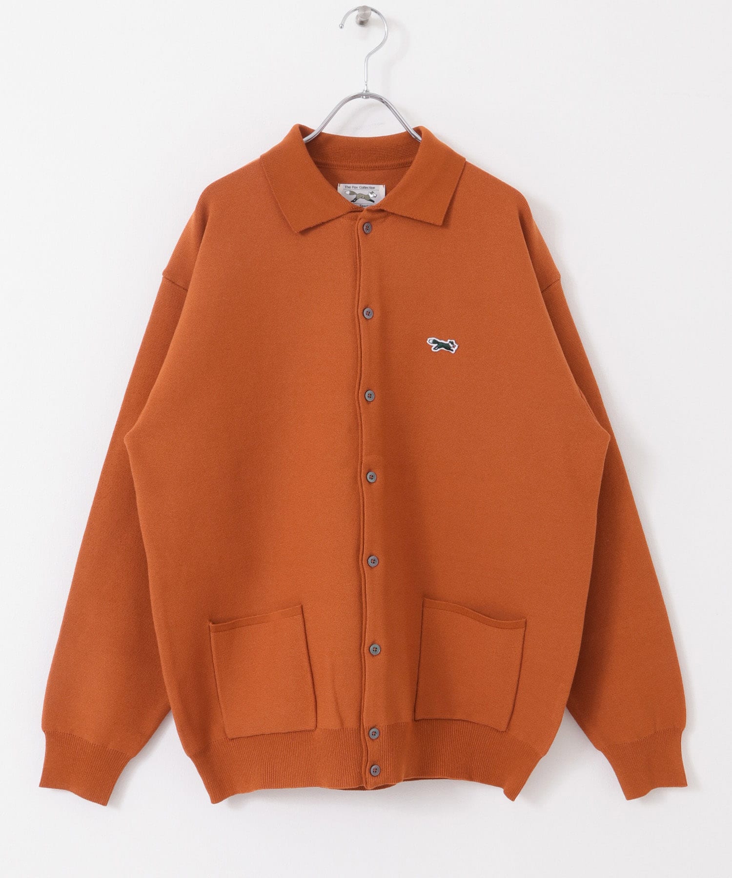 『別注』PENNYS×DOORS　THE FOX シャツカーディガン ORANGE M