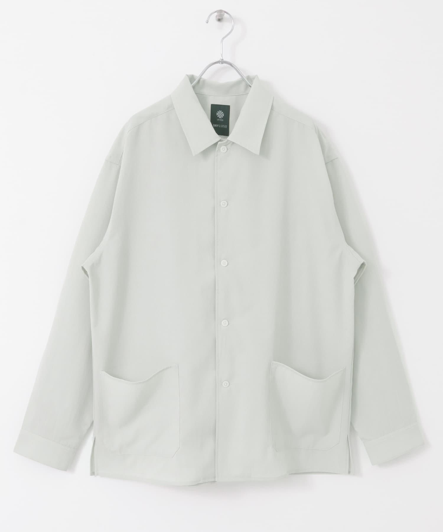『XLサイズ/WEB限定』『UR TECH DRYLUXE』 LONG-SLEEVE SHIRTS CHALK M