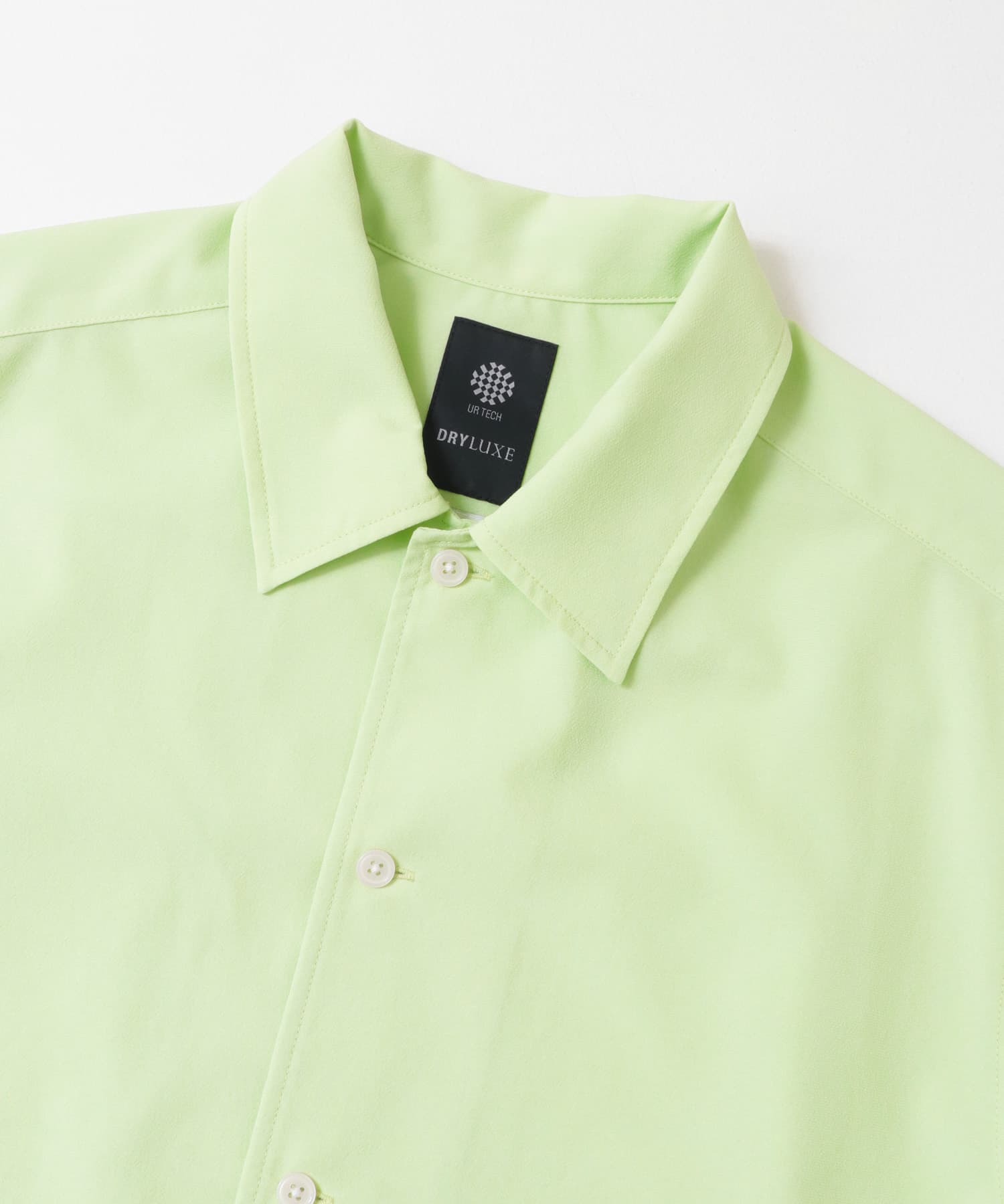 『XLサイズ/WEB限定』『UR TECH DRYLUXE』 LONG-SLEEVE SHIRTS LIGHTGREEN M