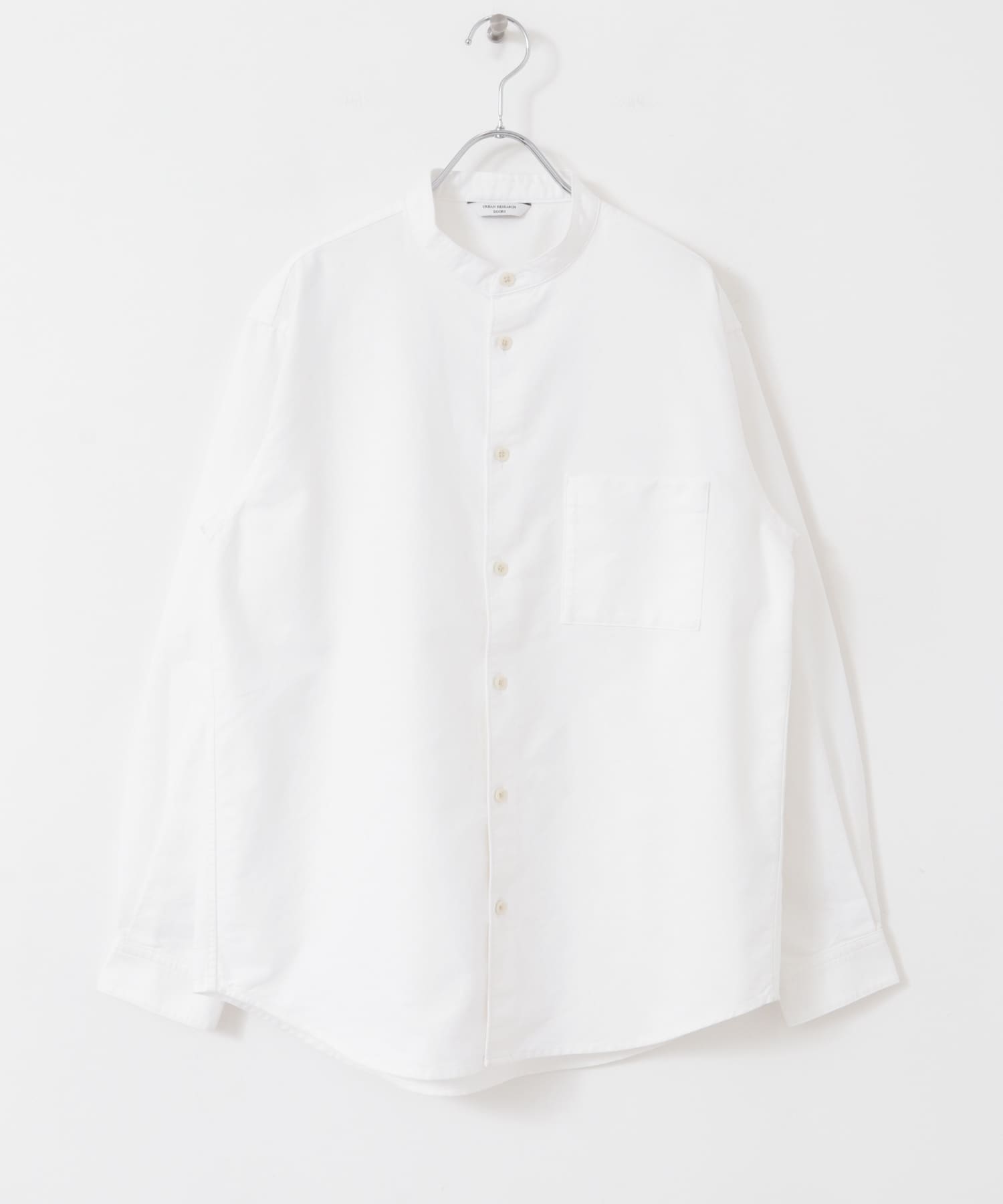 オックスバンドカラーシャツ WHITE M