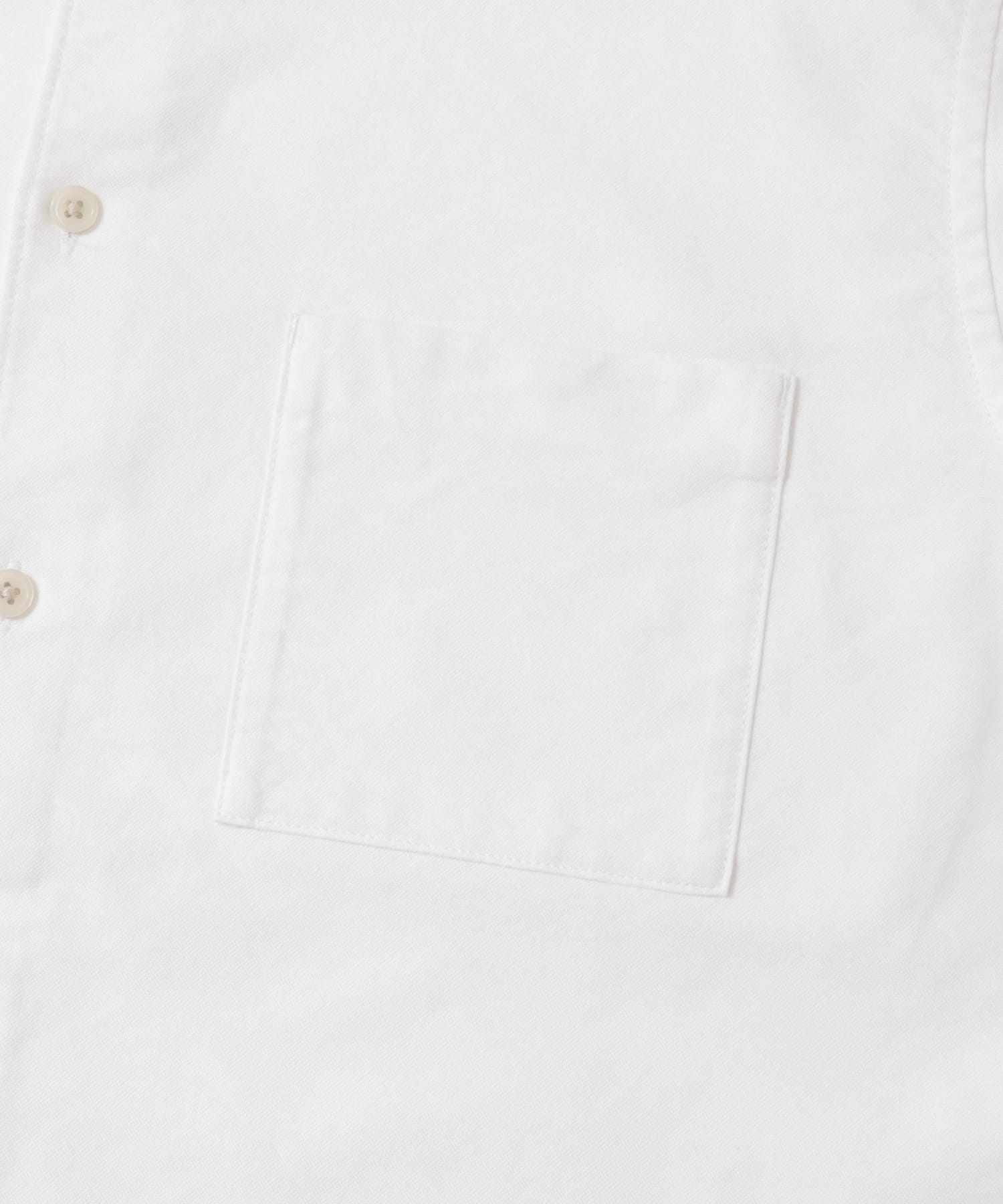 オックスバンドカラーシャツ WHITE M
