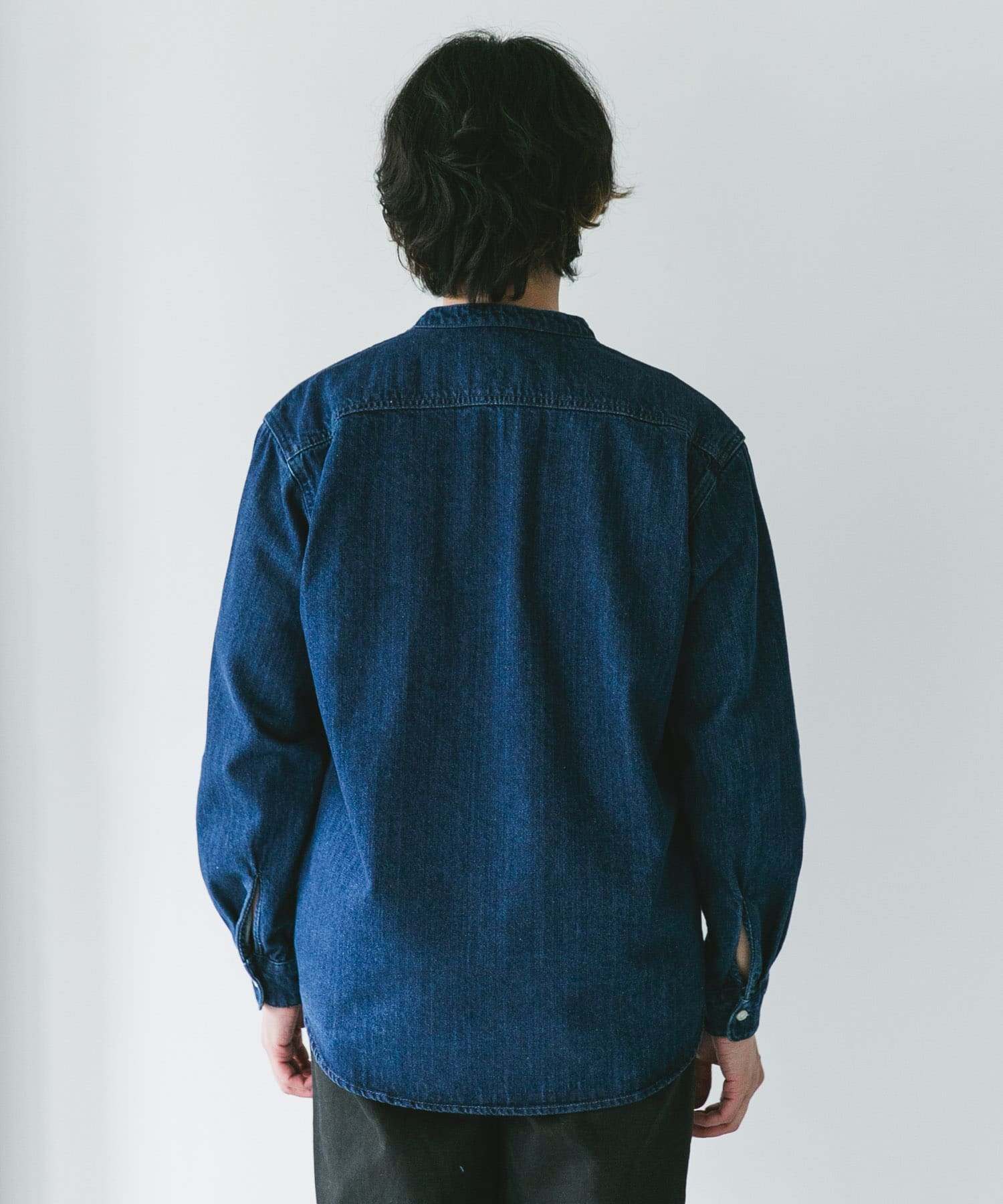 デニムバンドカラーシャツ(M BLACK): トップス｜URBAN RESEARCH公式