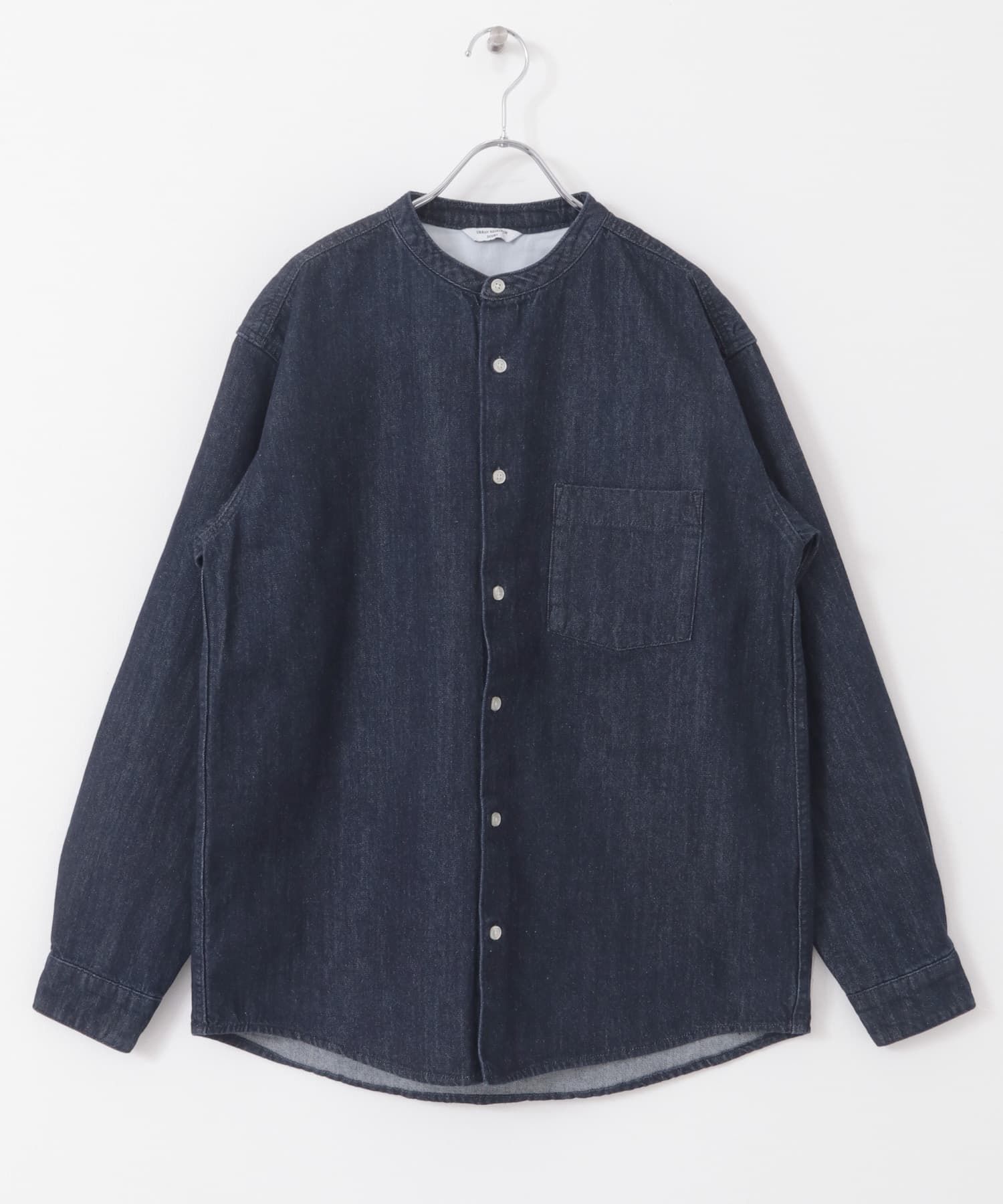 デニムバンドカラーシャツ(M BLACK): トップス｜URBAN RESEARCH公式