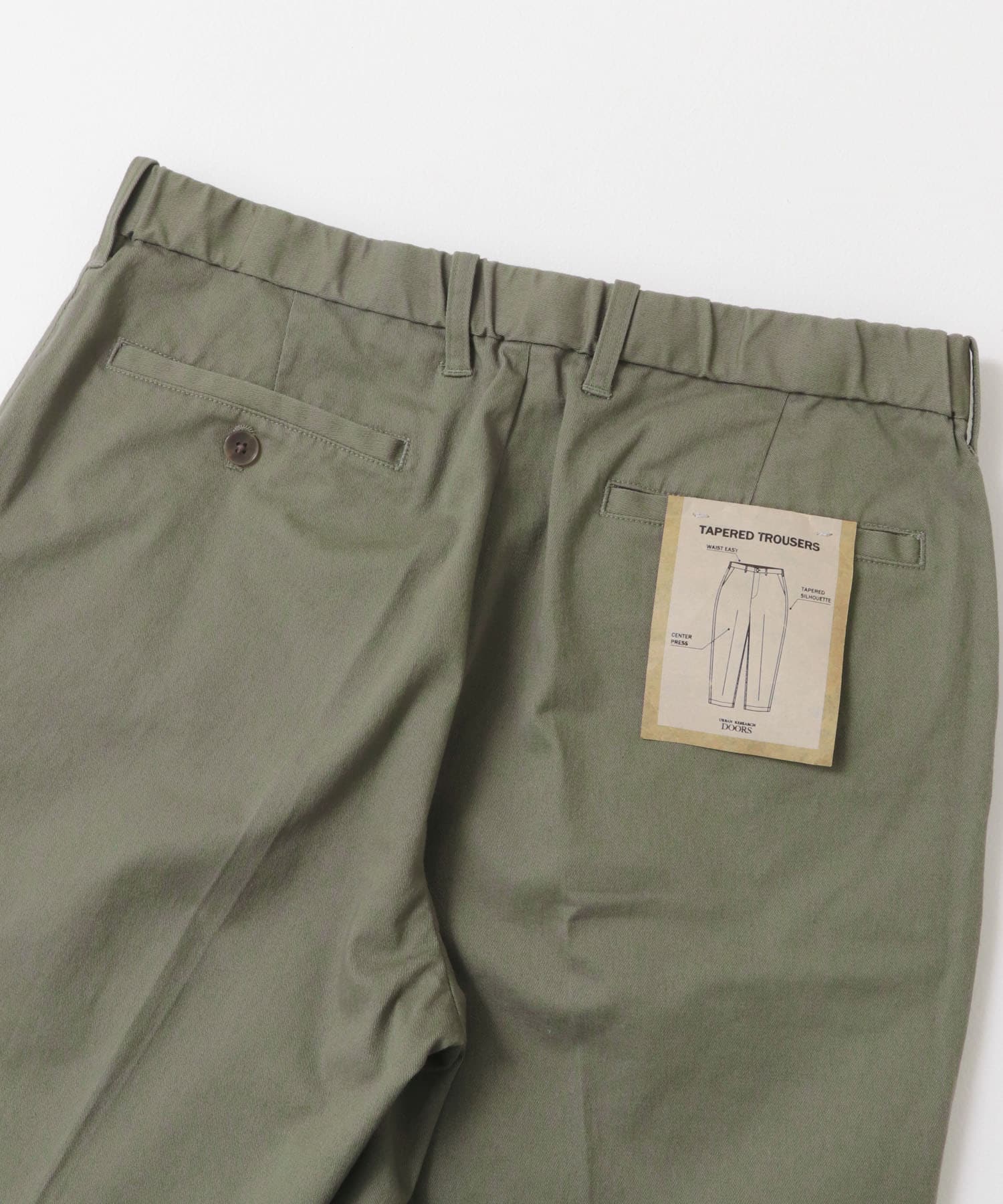 チノテーパードトラウザー KHAKI S