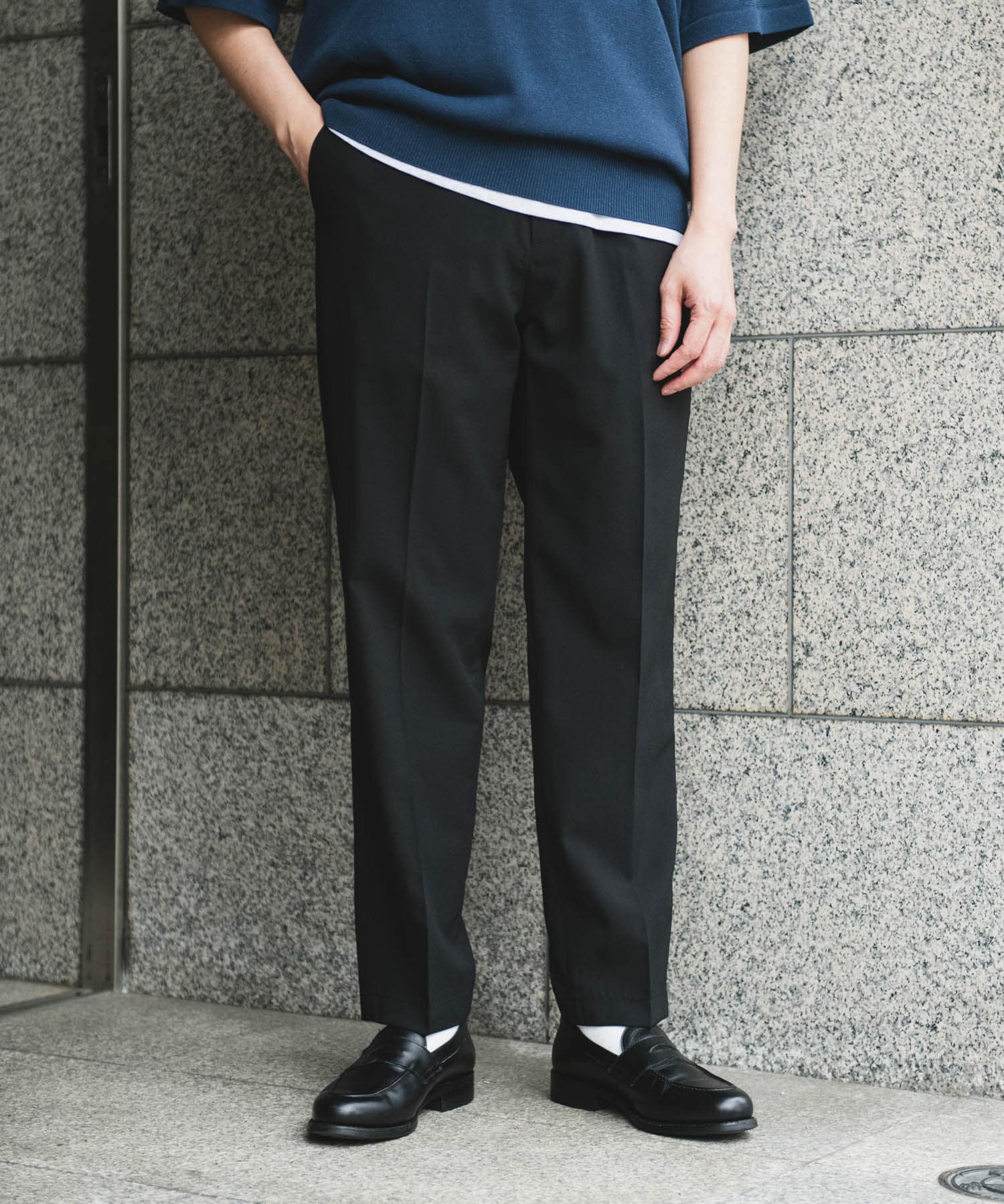 『UR TECH DRYLUXE』『イージーケア/速乾/UVカット』テーパードパンツ