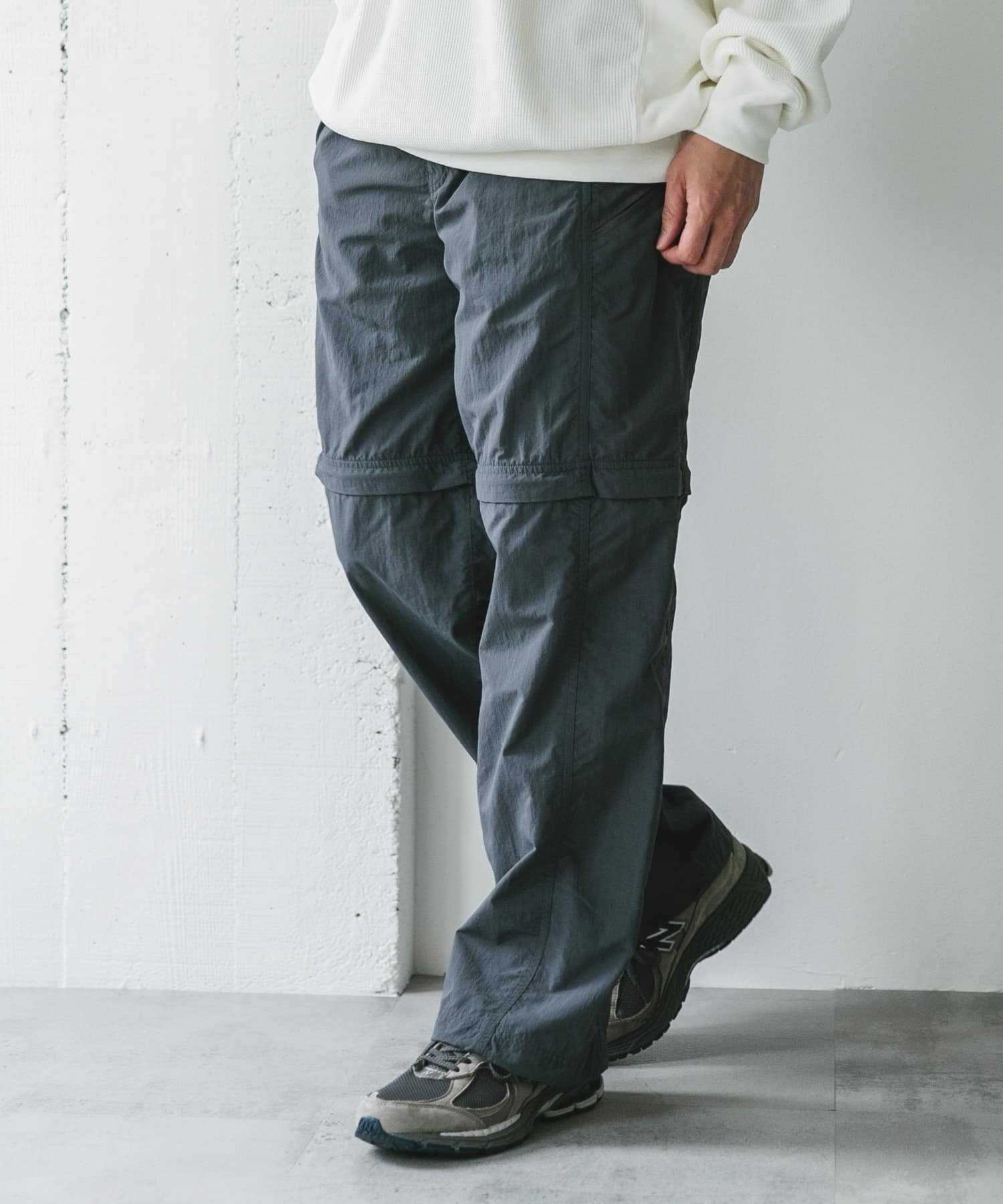 ナイロンタッサー デタッチャブルパンツ