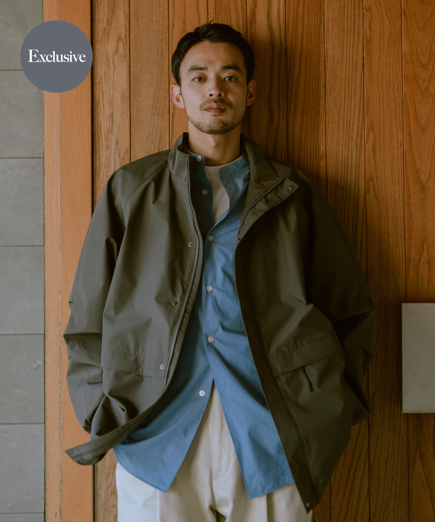 別注』Foxfire×DOORS ゴアテックスブルゾン(M BLUE CCL