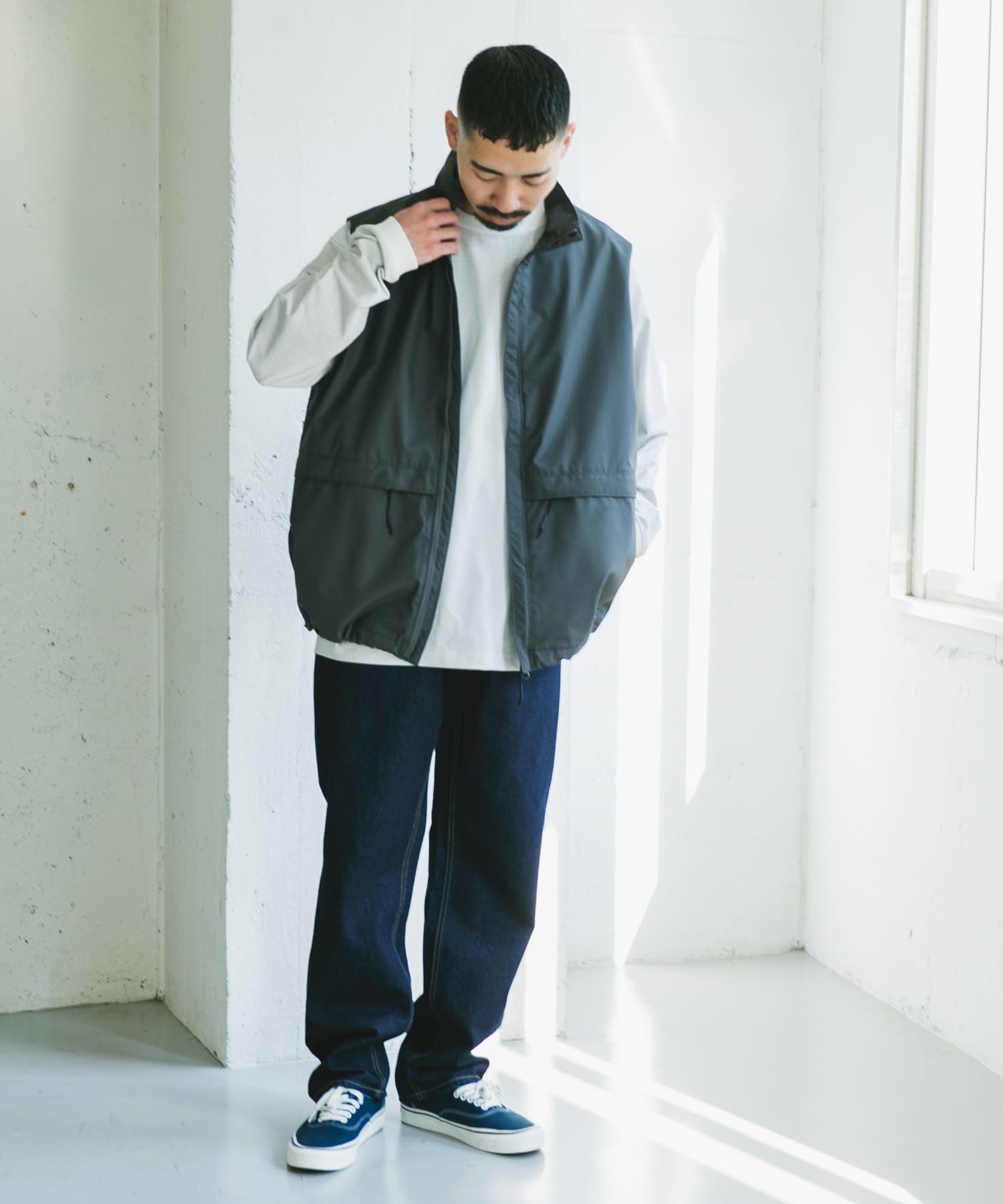 別注』Foxfire×DOORS ゴアテックス ベスト(M CHARCOAL): アウター 別注』Foxfire×DOORS ゴアテックス ベスト(M CHARCOAL): アウター