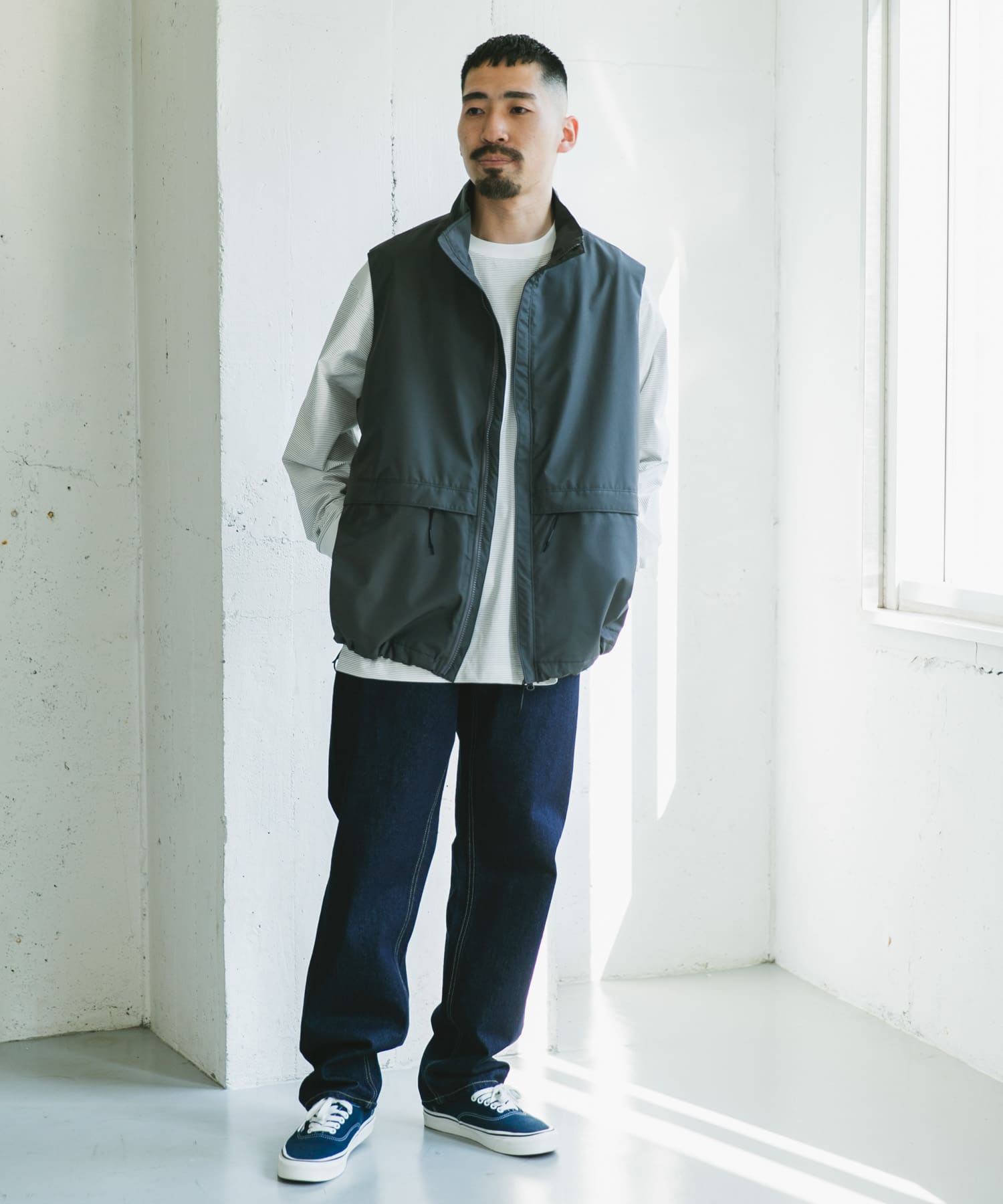 別注』Foxfire×DOORS ゴアテックス ベスト(M CHARCOAL): アウター