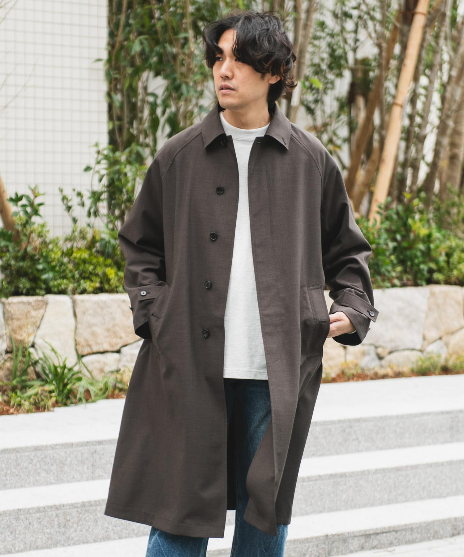 『吸水速乾/接触冷感/防シワ』UTILITY&EASY バルマカンコート