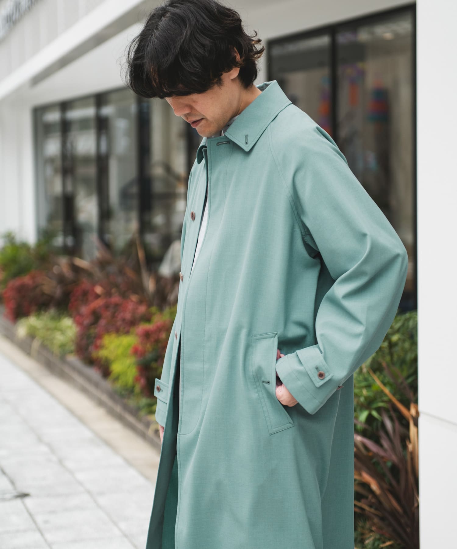 『吸水速乾/接触冷感/防シワ』UTILITY&EASY バルマカンコート