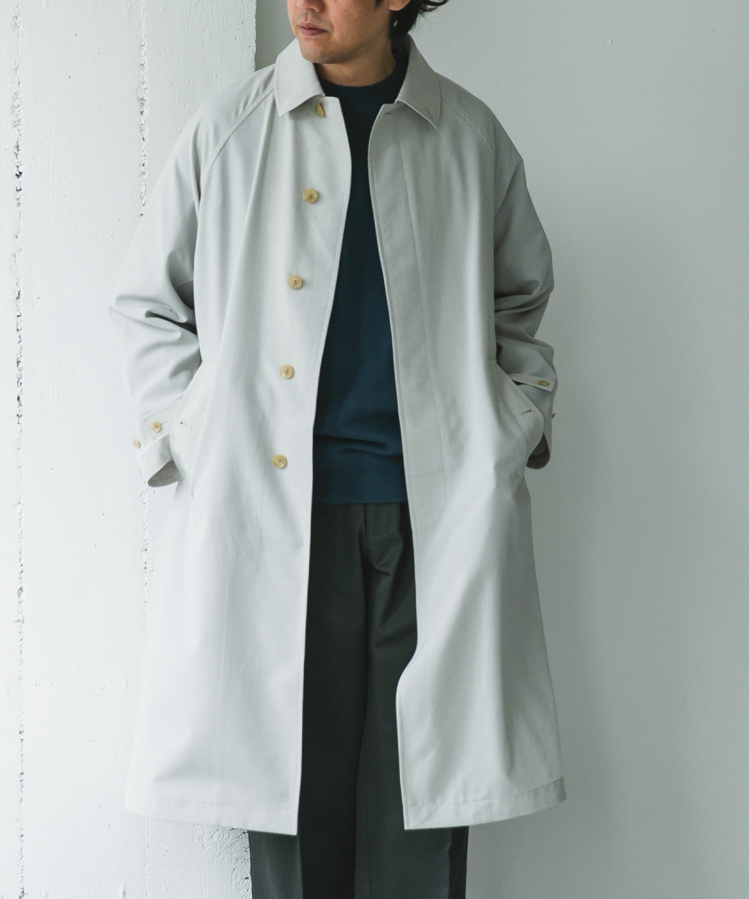 『吸水速乾/接触冷感/防シワ』UTILITY&EASY バルマカンコート