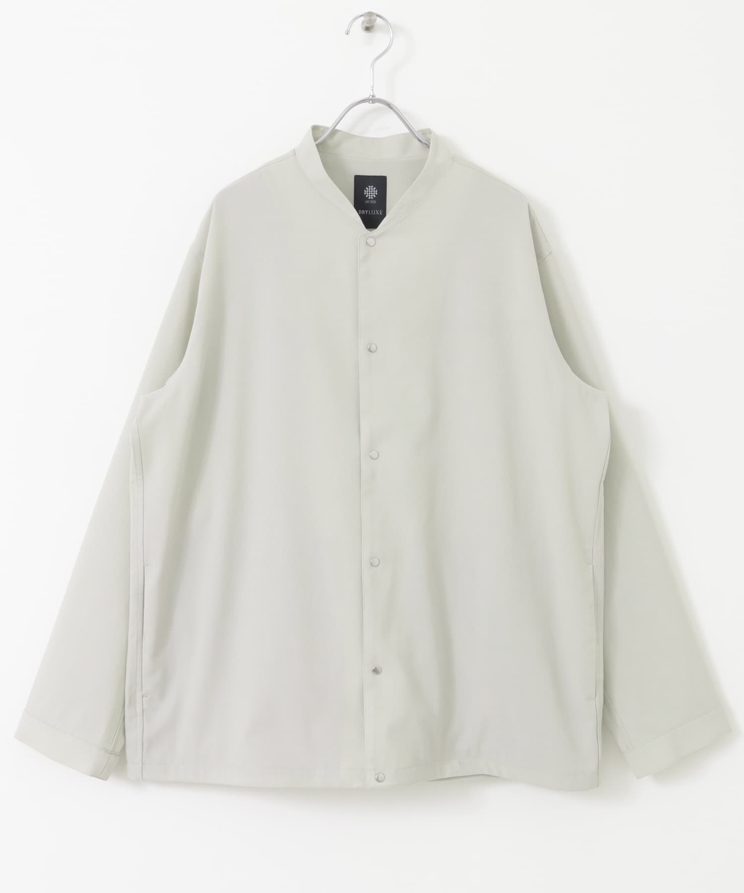 『UR TECH DRYLUXE』『イージーケア/速乾/UVカット』ノーカラーブルゾン CHALK M