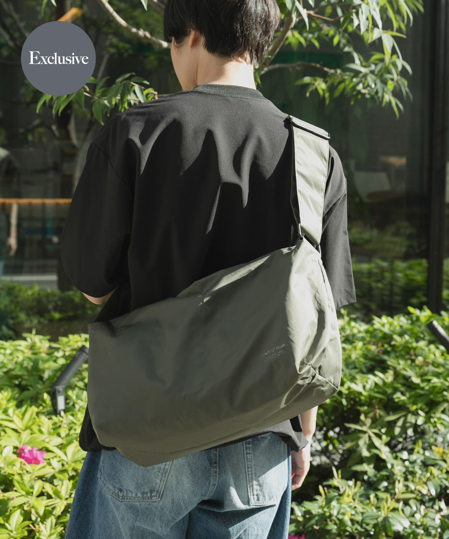 『撥水』『別注』YAKPAK×DOORS　SHOULDER BAG M OLIVE -