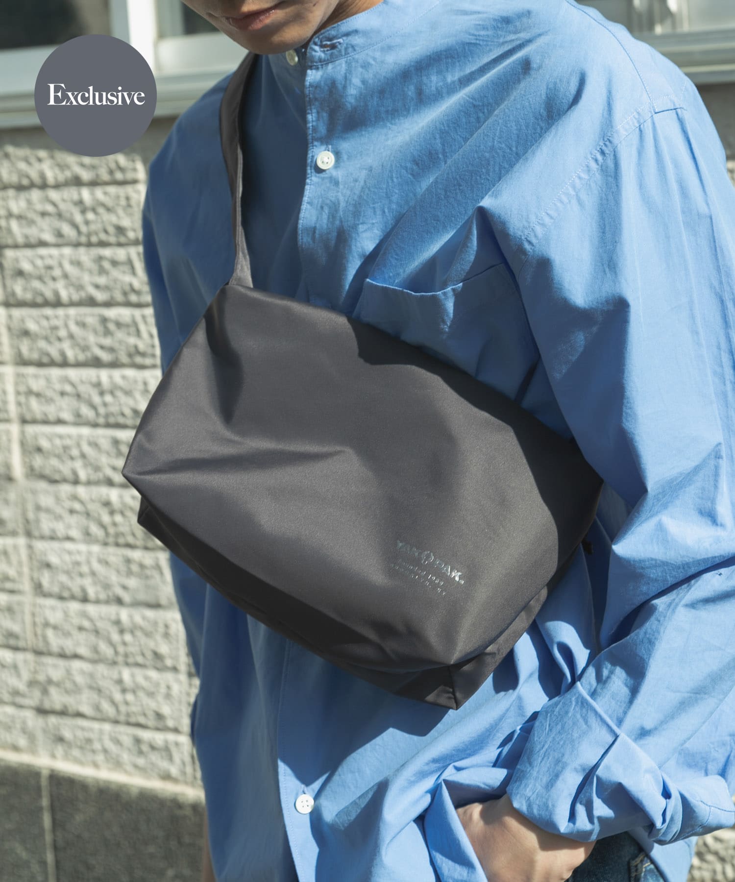 『撥水』『別注』YAKPAK×DOORS　SHOULDER BAG S CHARCOAL -