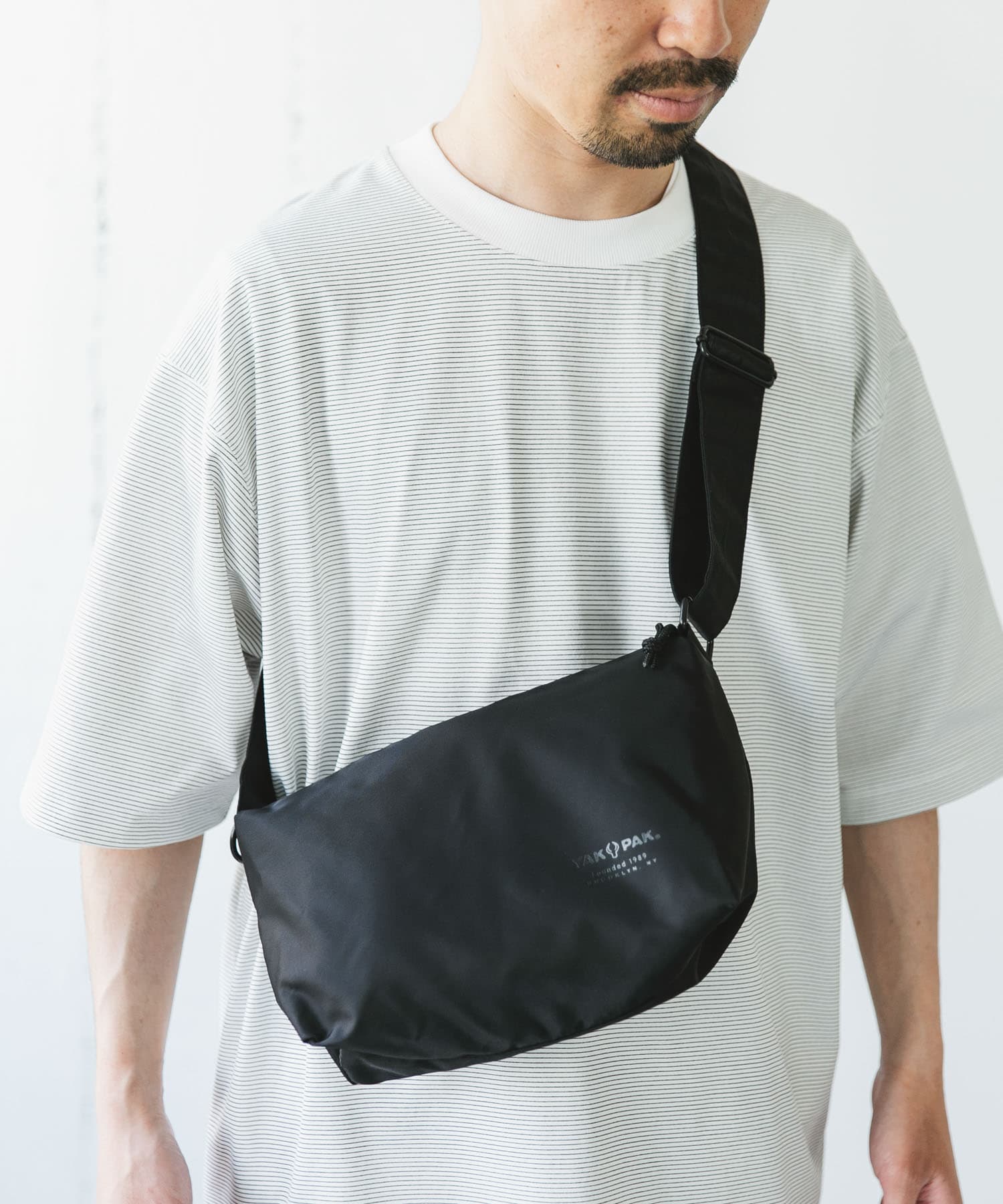 『撥水』『別注』YAKPAK×DOORS　SHOULDER BAG S BLACK -