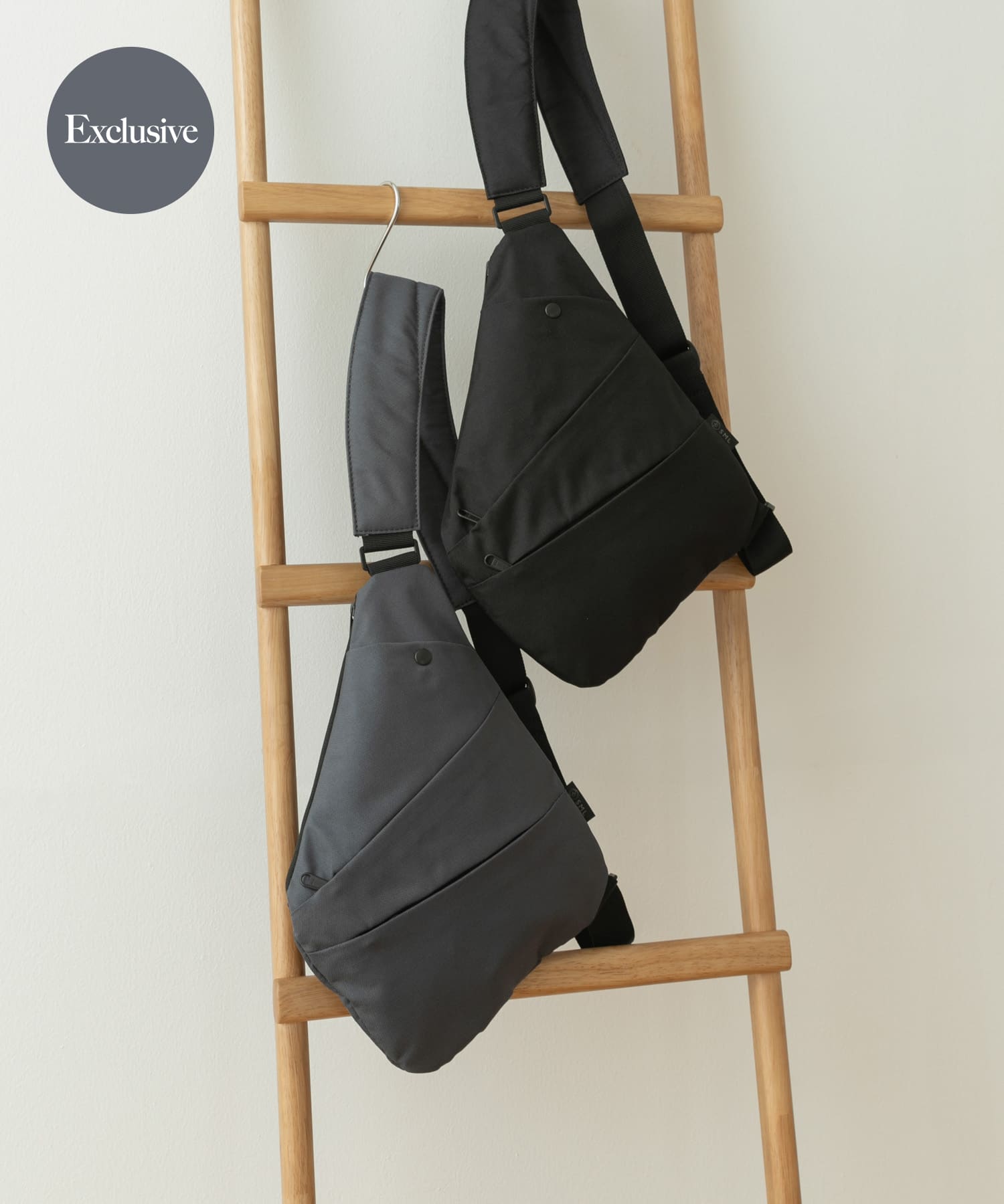 『別注』SML×DOORS　ボディバッグ BLACK -