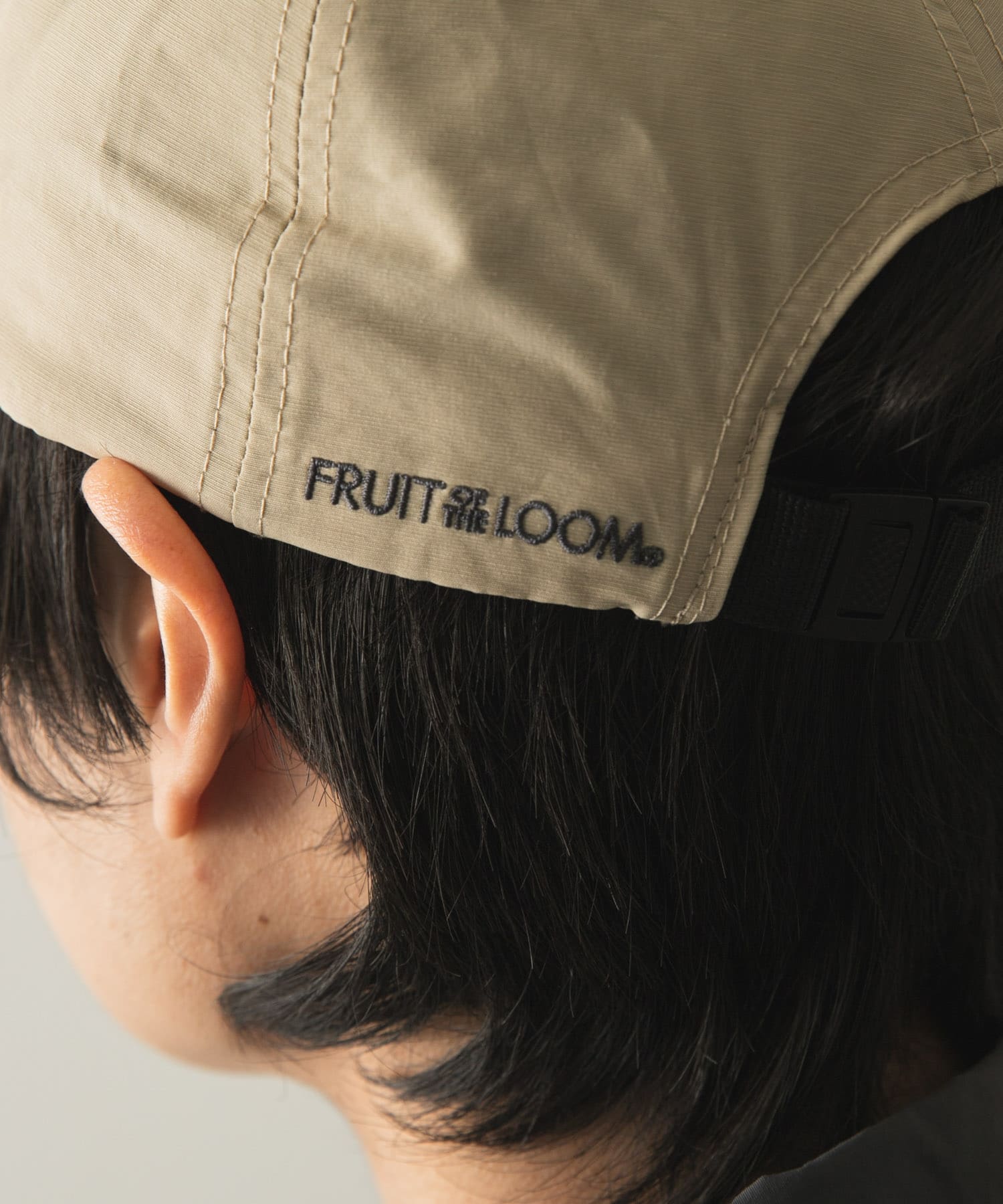 『別注』FRUIT OF THE LOOM×DOORS　刺繍キャップ BEIGE -