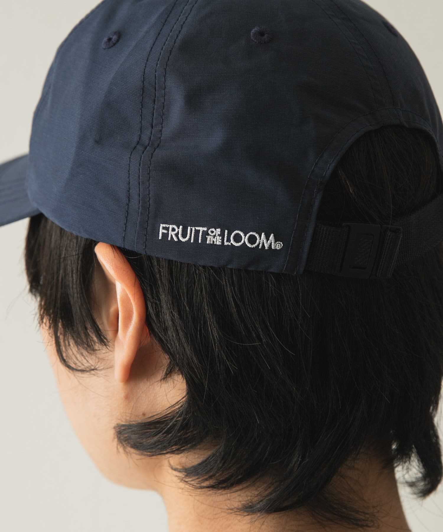 『別注』FRUIT OF THE LOOM×DOORS　刺繍キャップ NAVY -