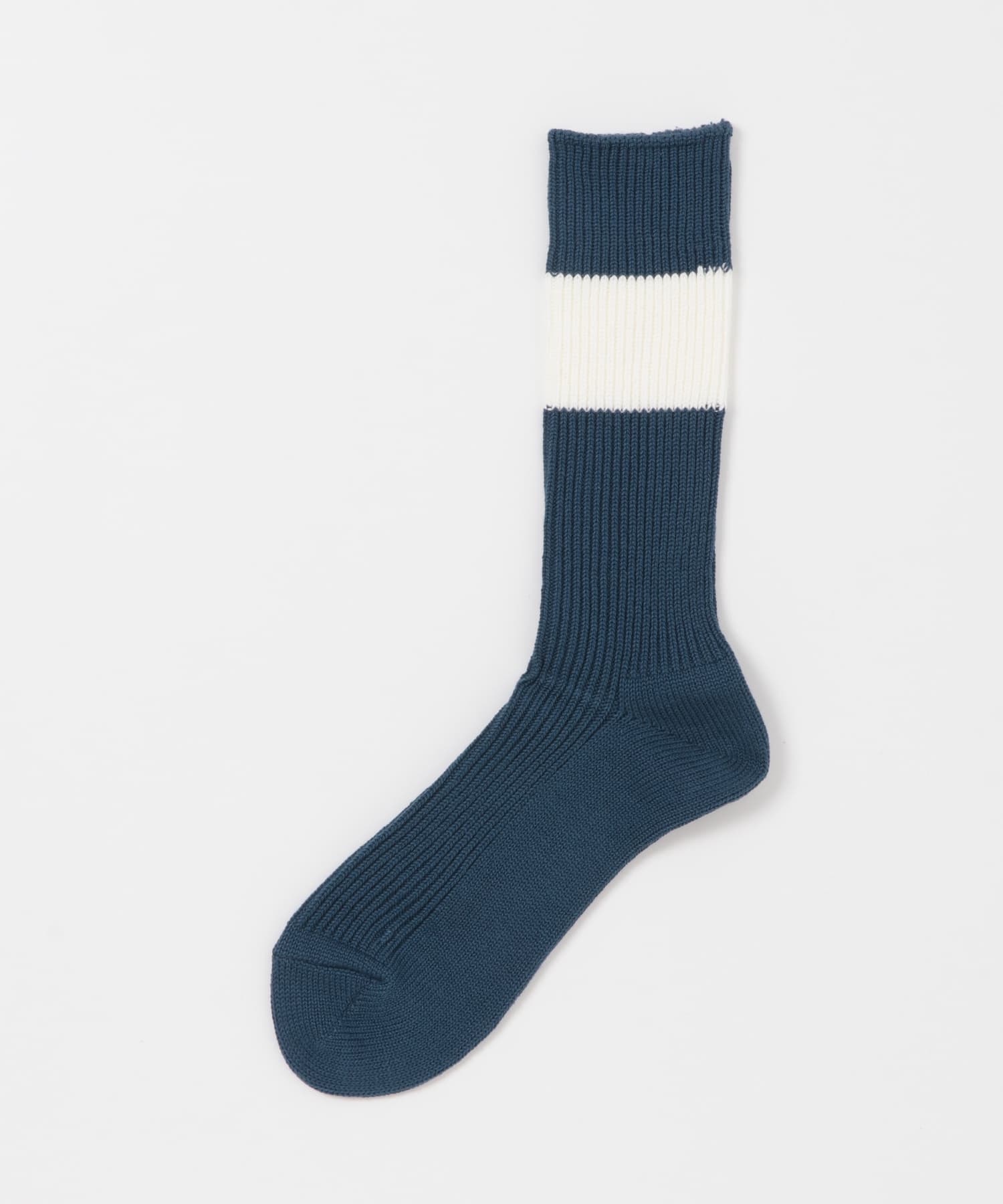『別注』Anonymous Ism×DOORS　シックストライプクルー NAVY -