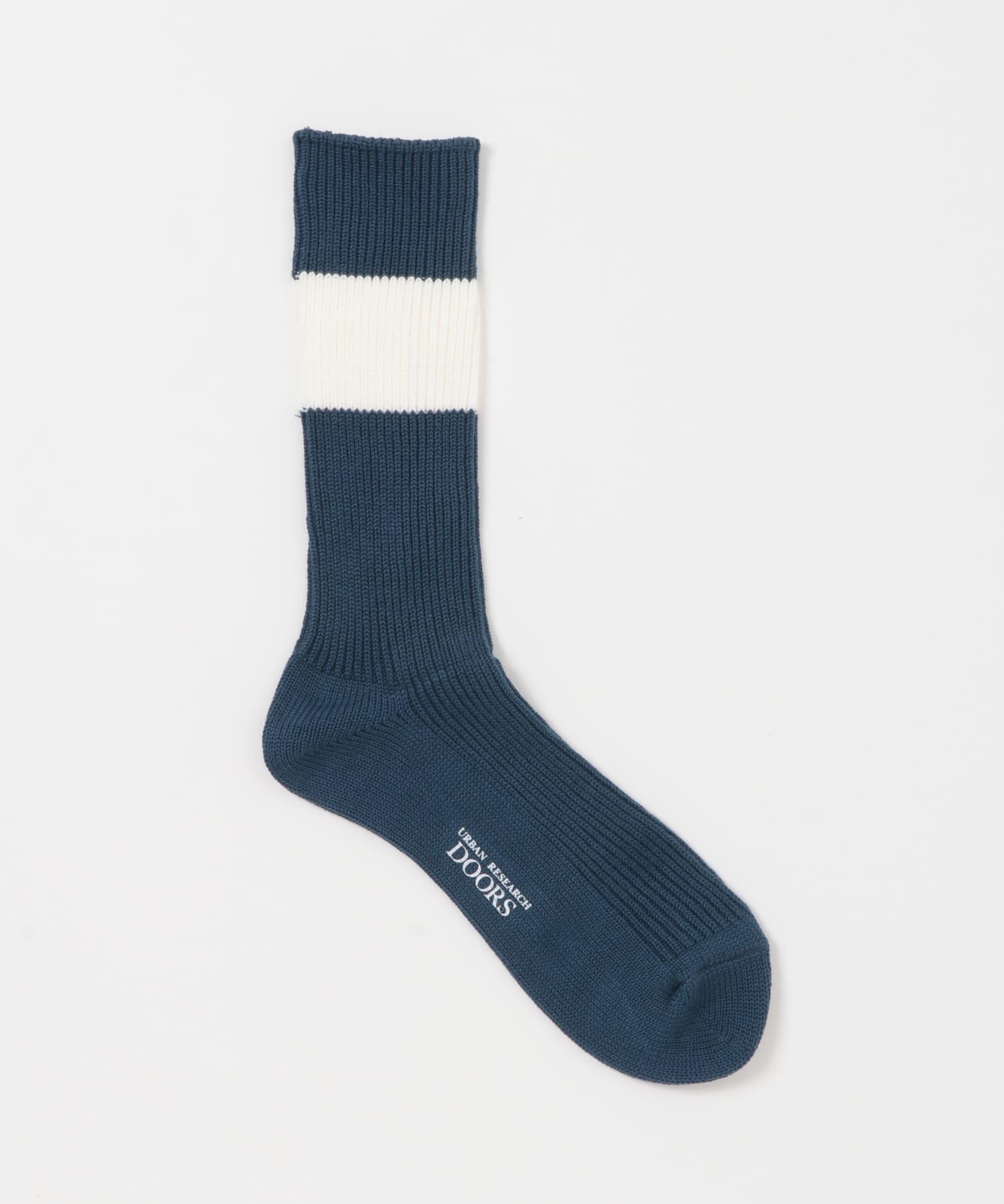 『別注』Anonymous Ism×DOORS　シックストライプクルー NAVY -