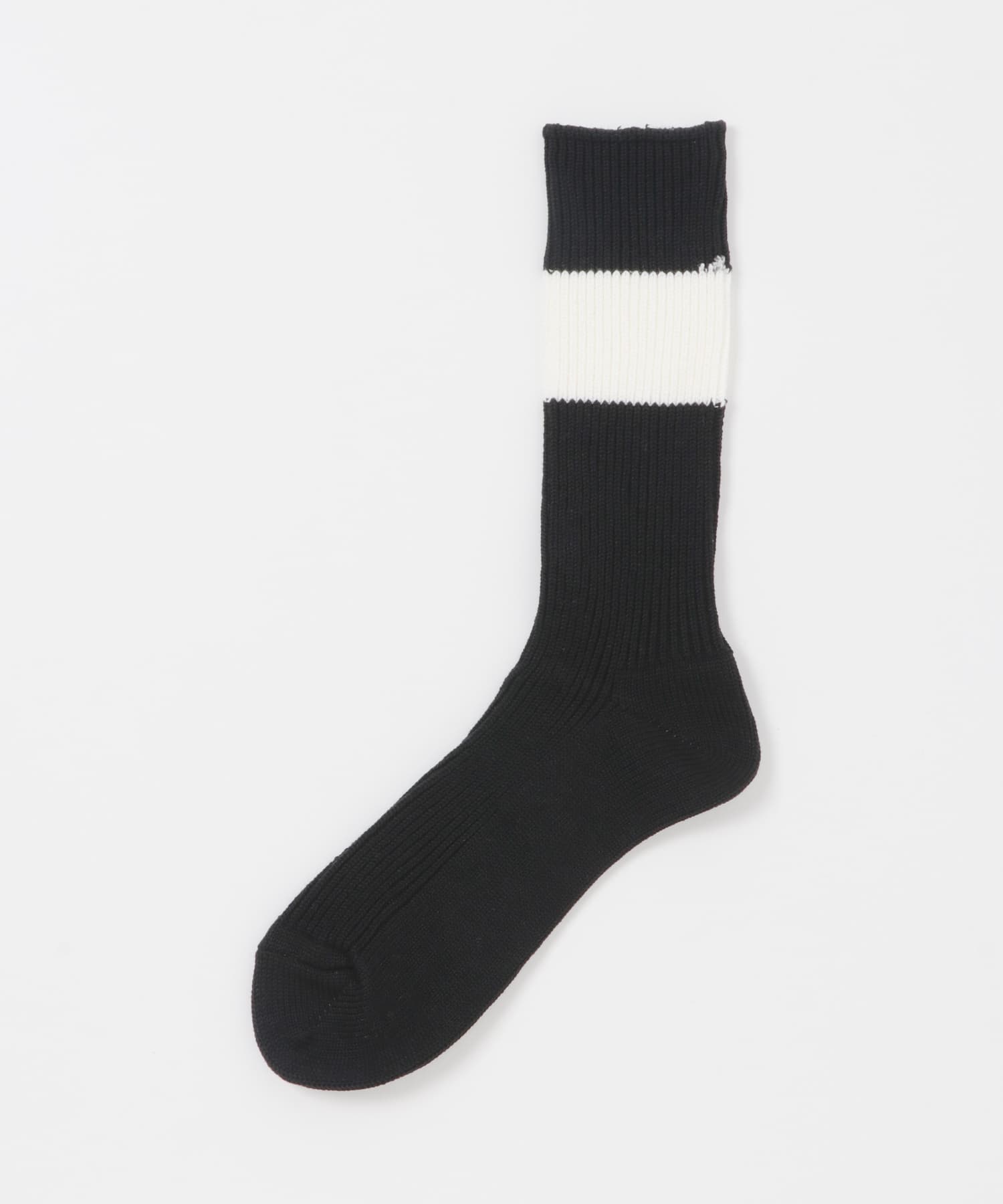 『別注』Anonymous Ism×DOORS　シックストライプクルー BLACK -