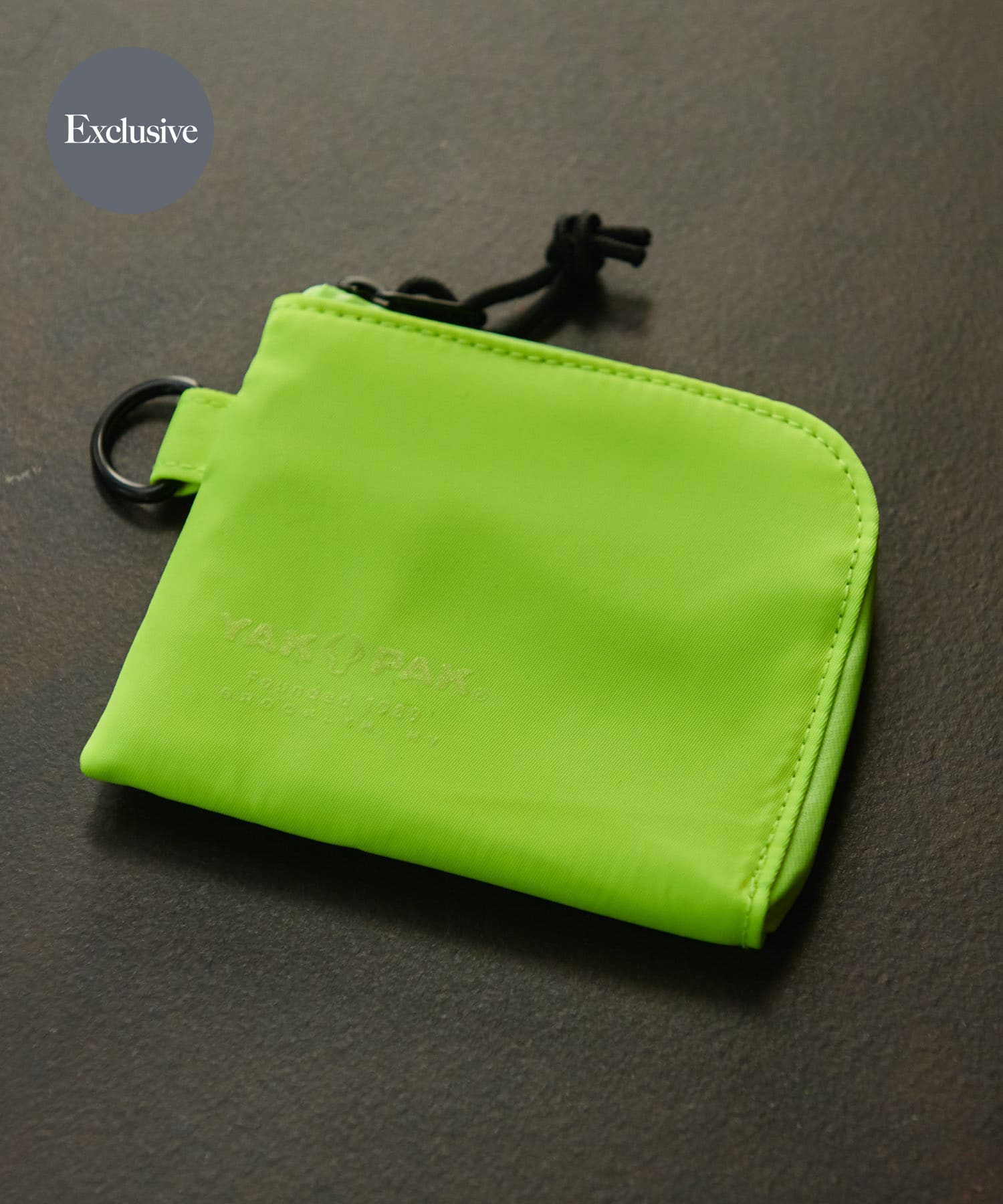 『撥水』『別注』YAKPAK×DOORS　ウォレット YELLOW -