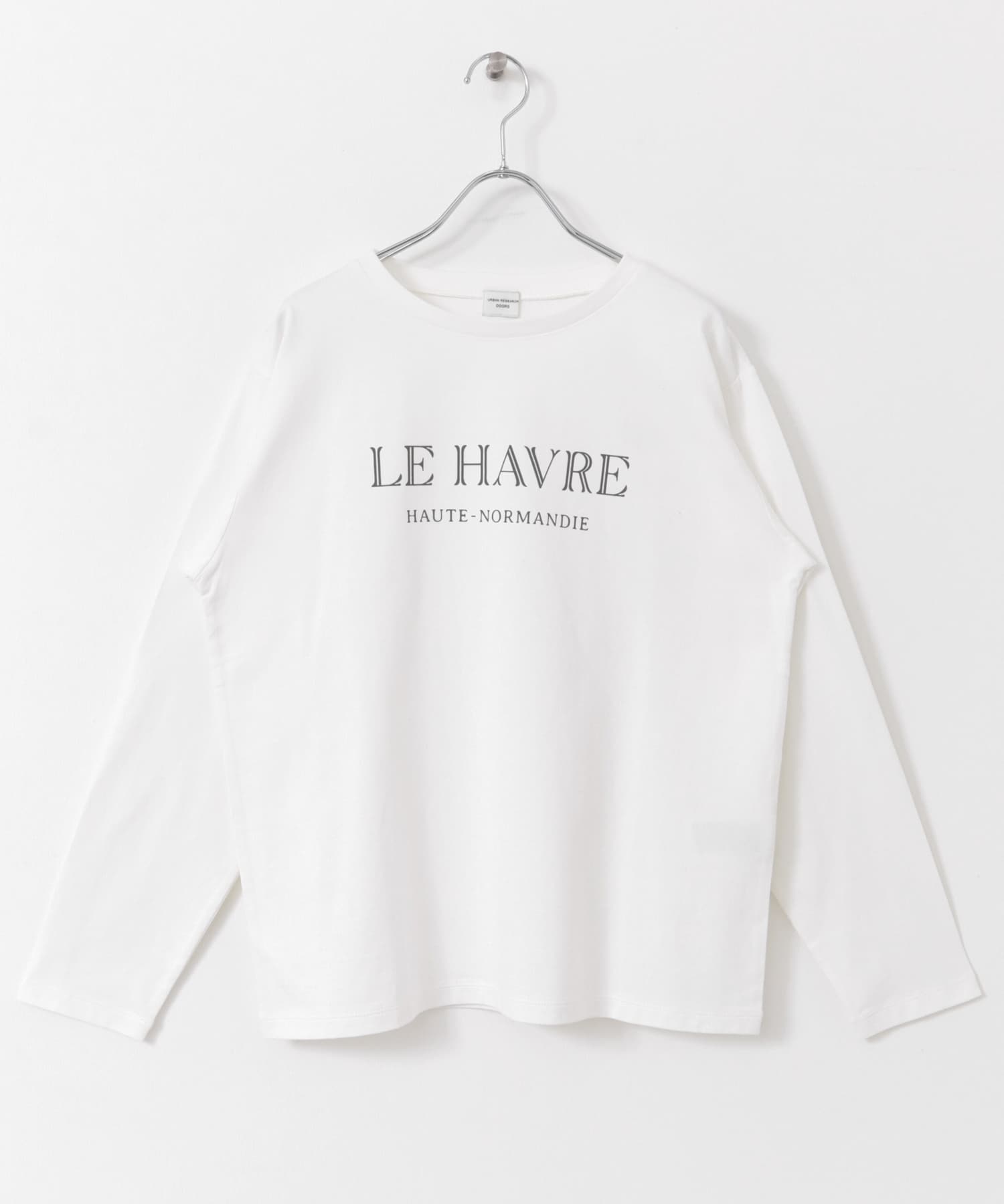 ロゴプリントロングTシャツ OFF×CCL M