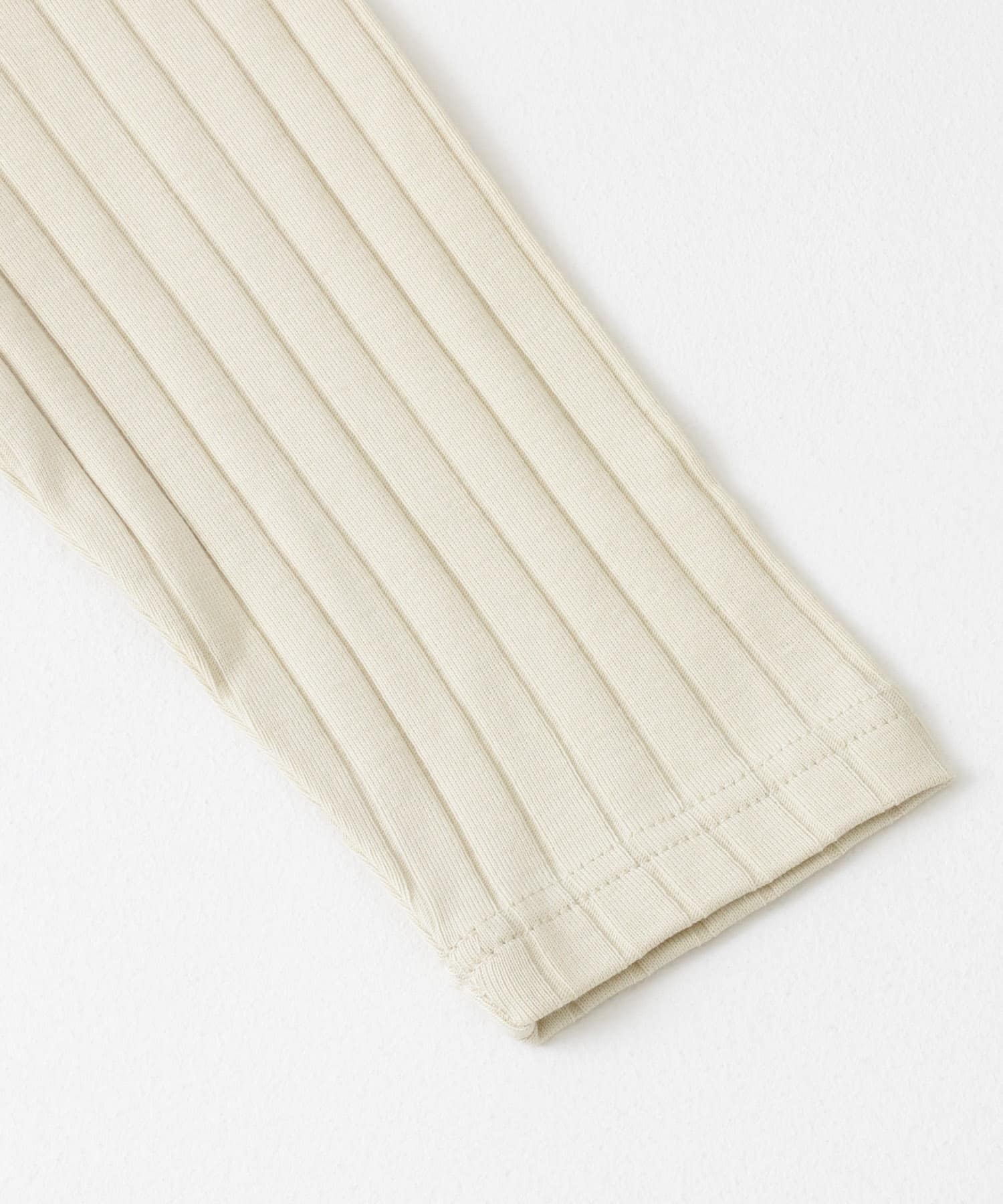 針抜き6分袖カットソー L.BEIGE M