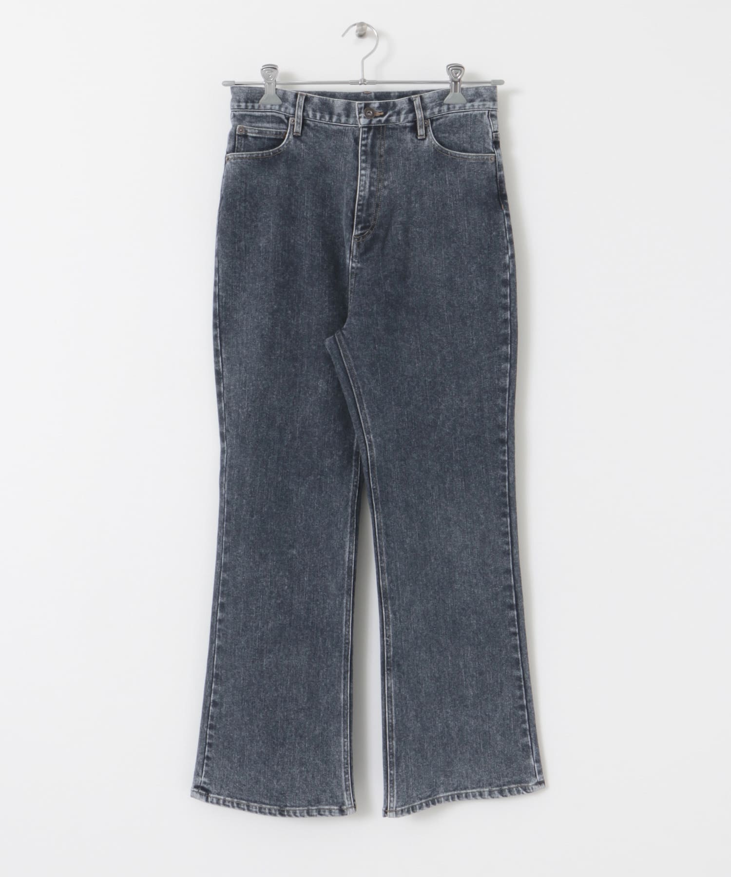 ストレッチフレアデニムパンツ INDIGO S