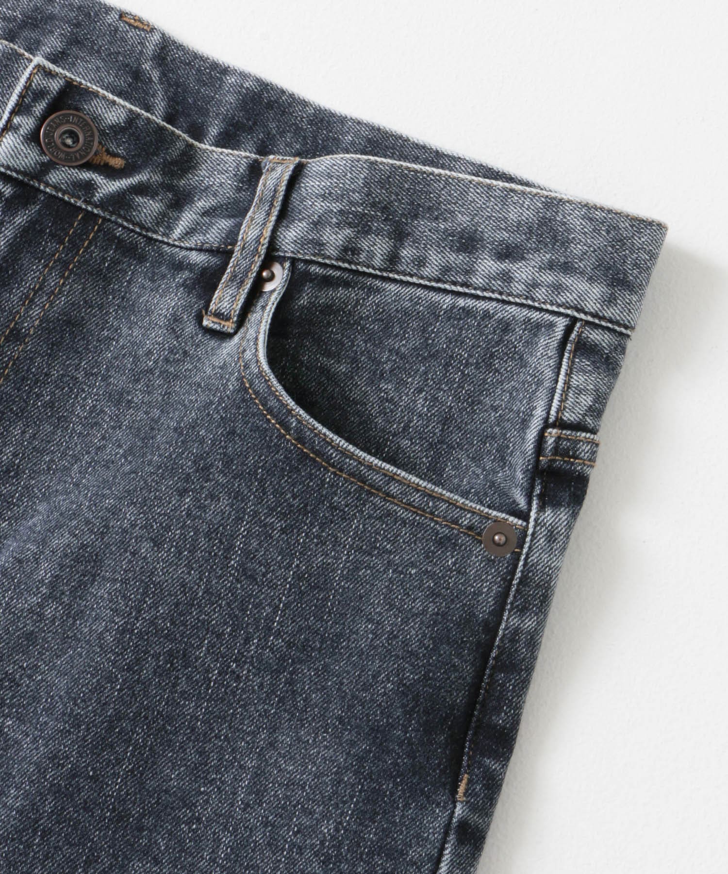 ストレッチフレアデニムパンツ INDIGO S