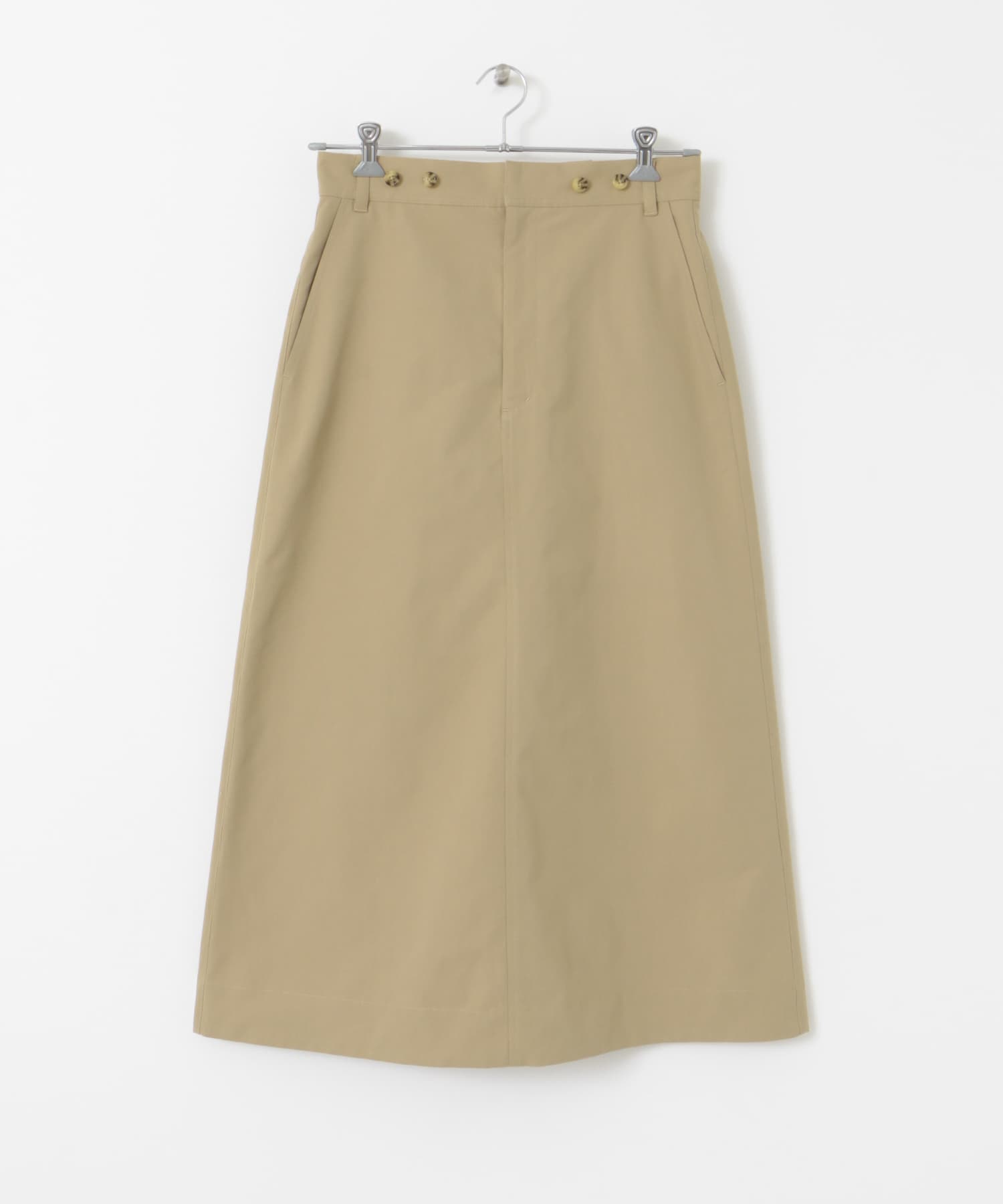 サスペンダートラペーズスカート BEIGE M
