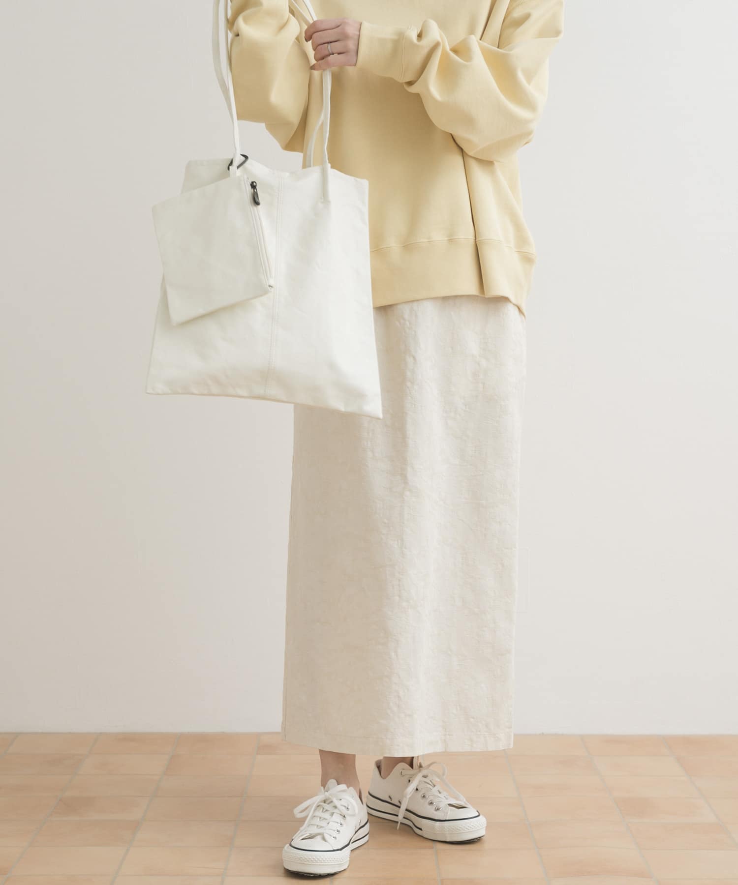 ジャガードストレートスカート