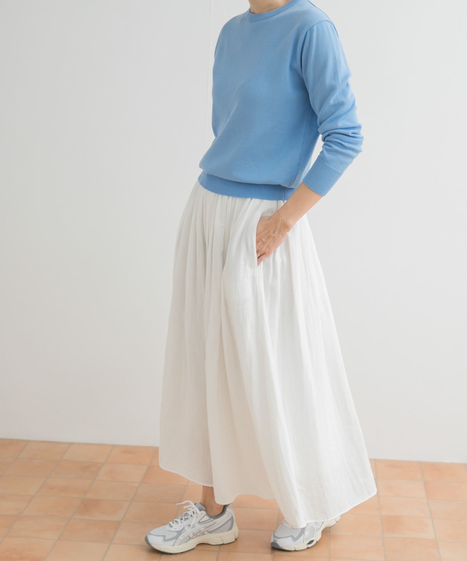 ダブルガーゼボリュームスカート