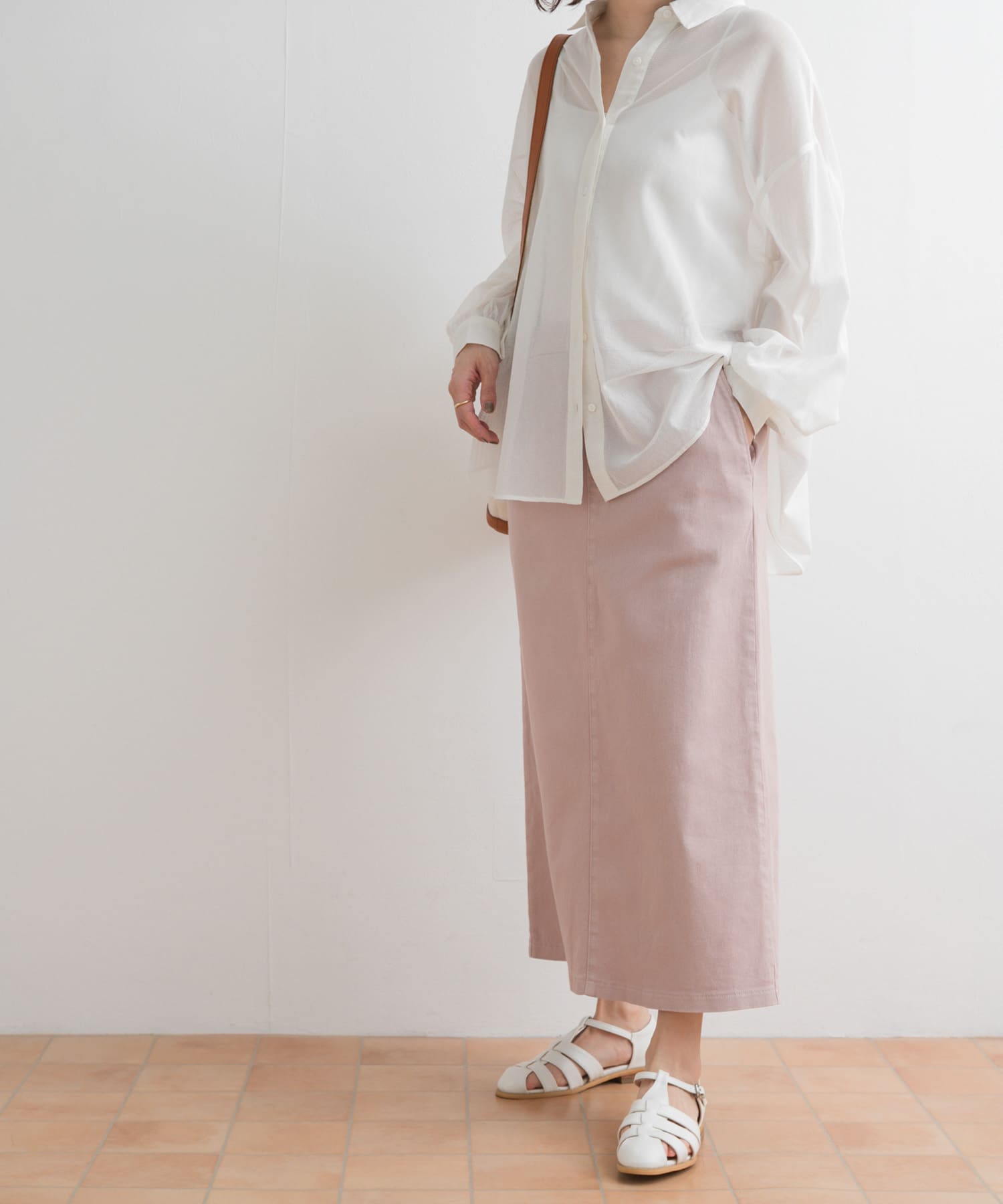 製品染めカラースカート