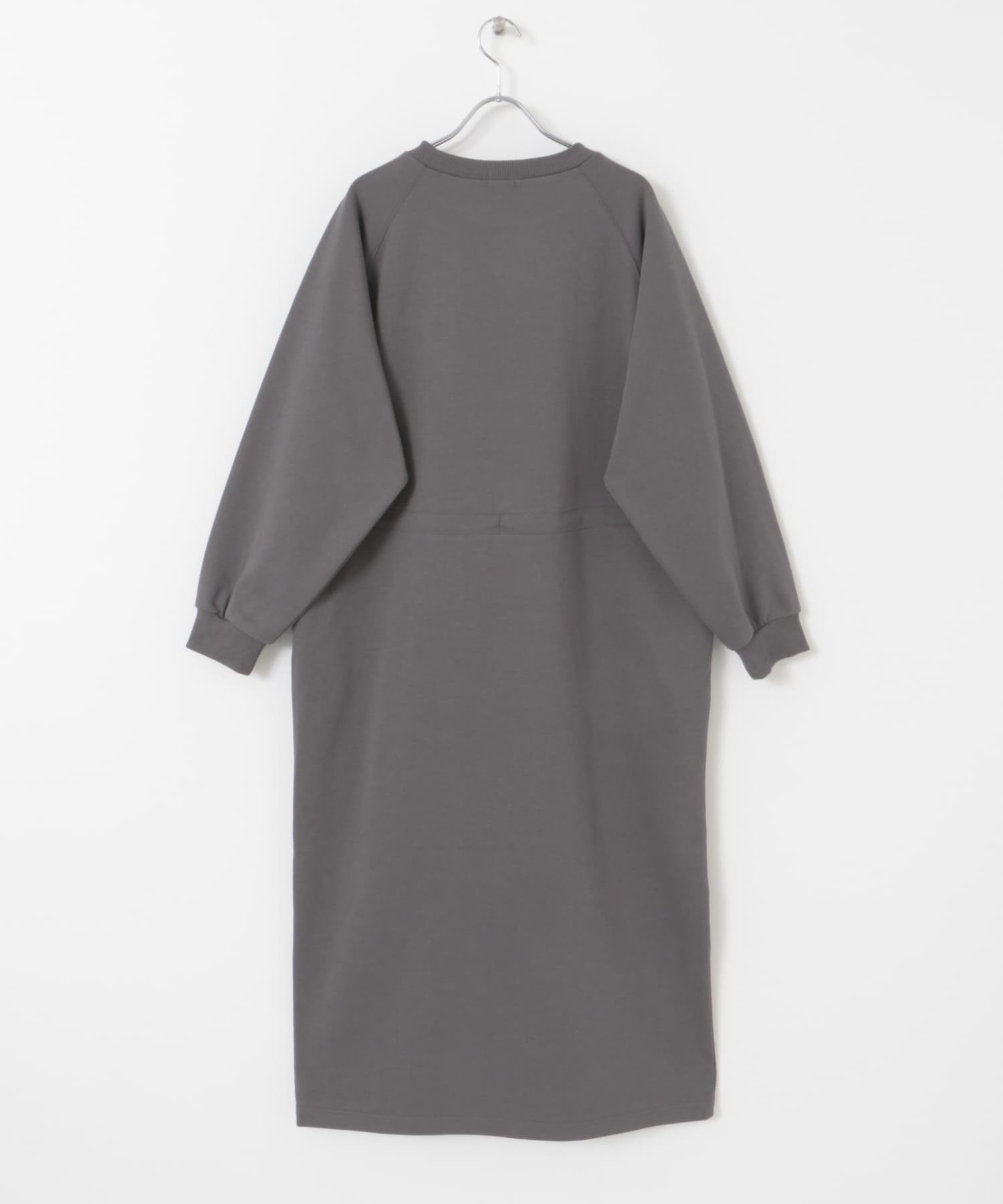 ミニ裏毛ドロストワンピース(M CHARCOAL): ワンピース｜URBAN