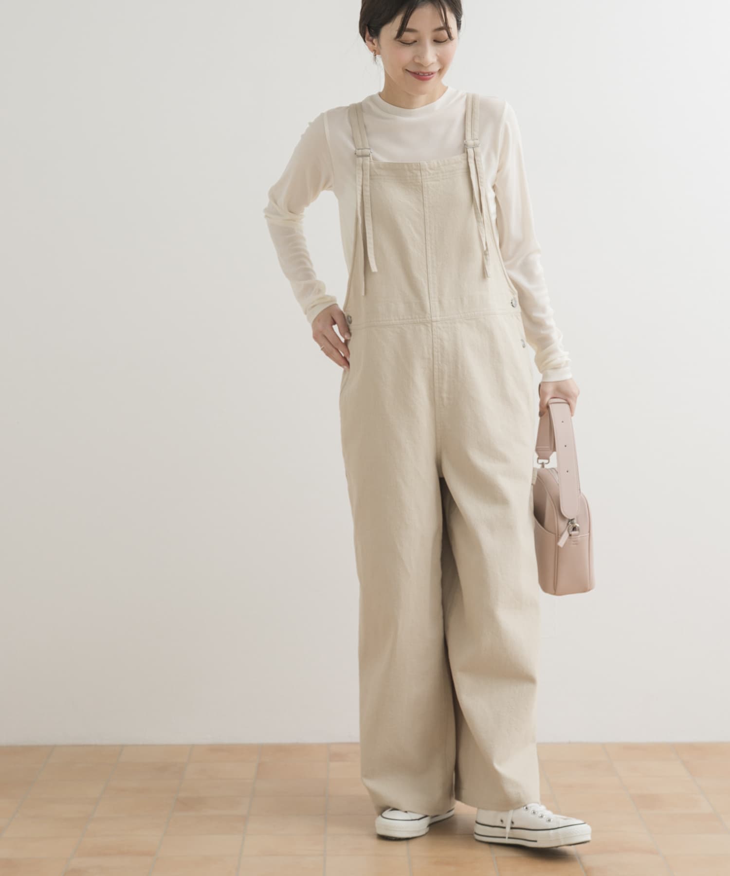 コットンバッククロスサロペット(S NATURAL): ボトム|URBAN RESEARCH コットンバッククロスサロペット(S NATURAL): ボトム|URBAN RESEARCH