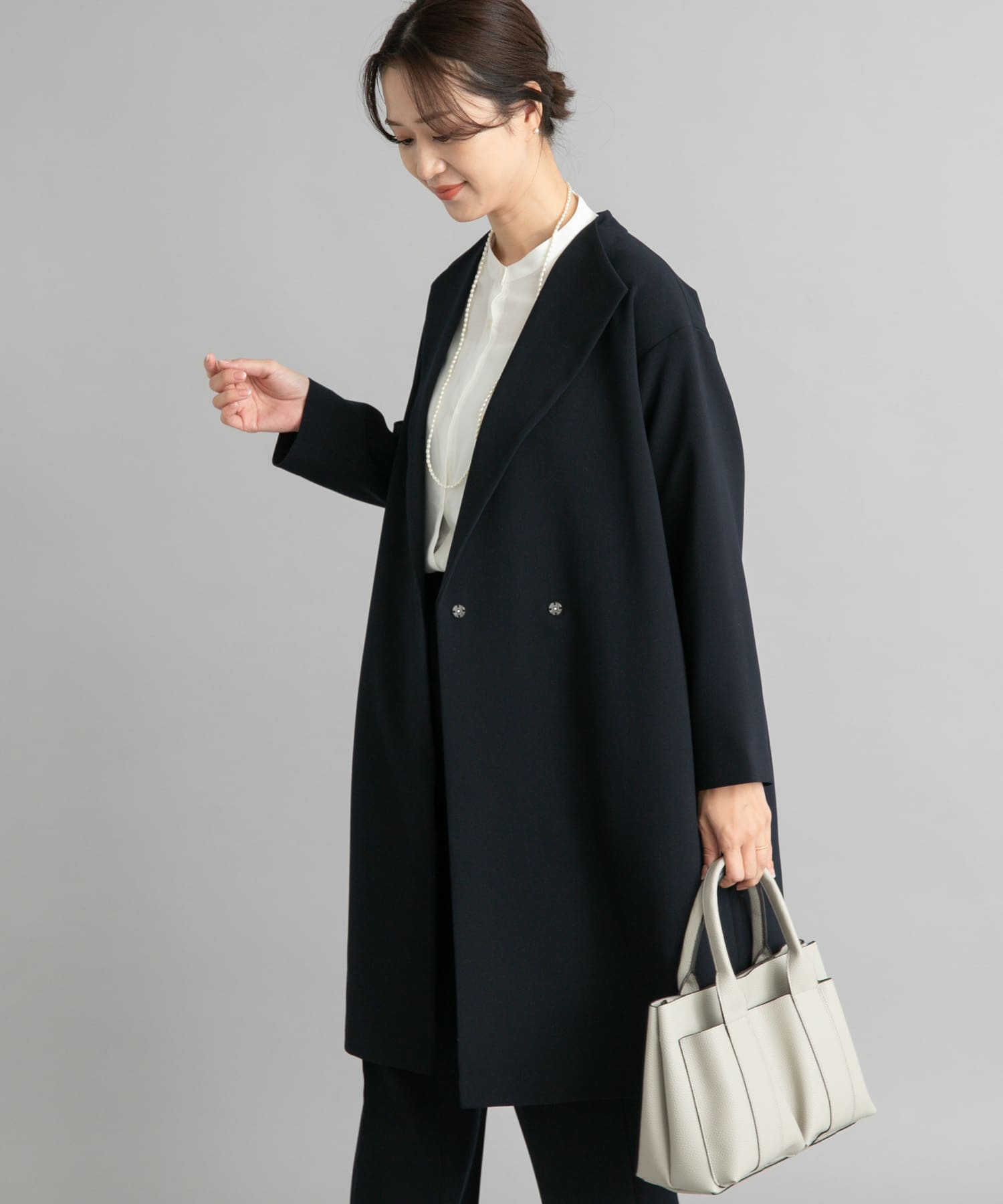 ダブルクロスガウンコート(M L.BEIGE): アウター｜URBAN RESEARCH公式