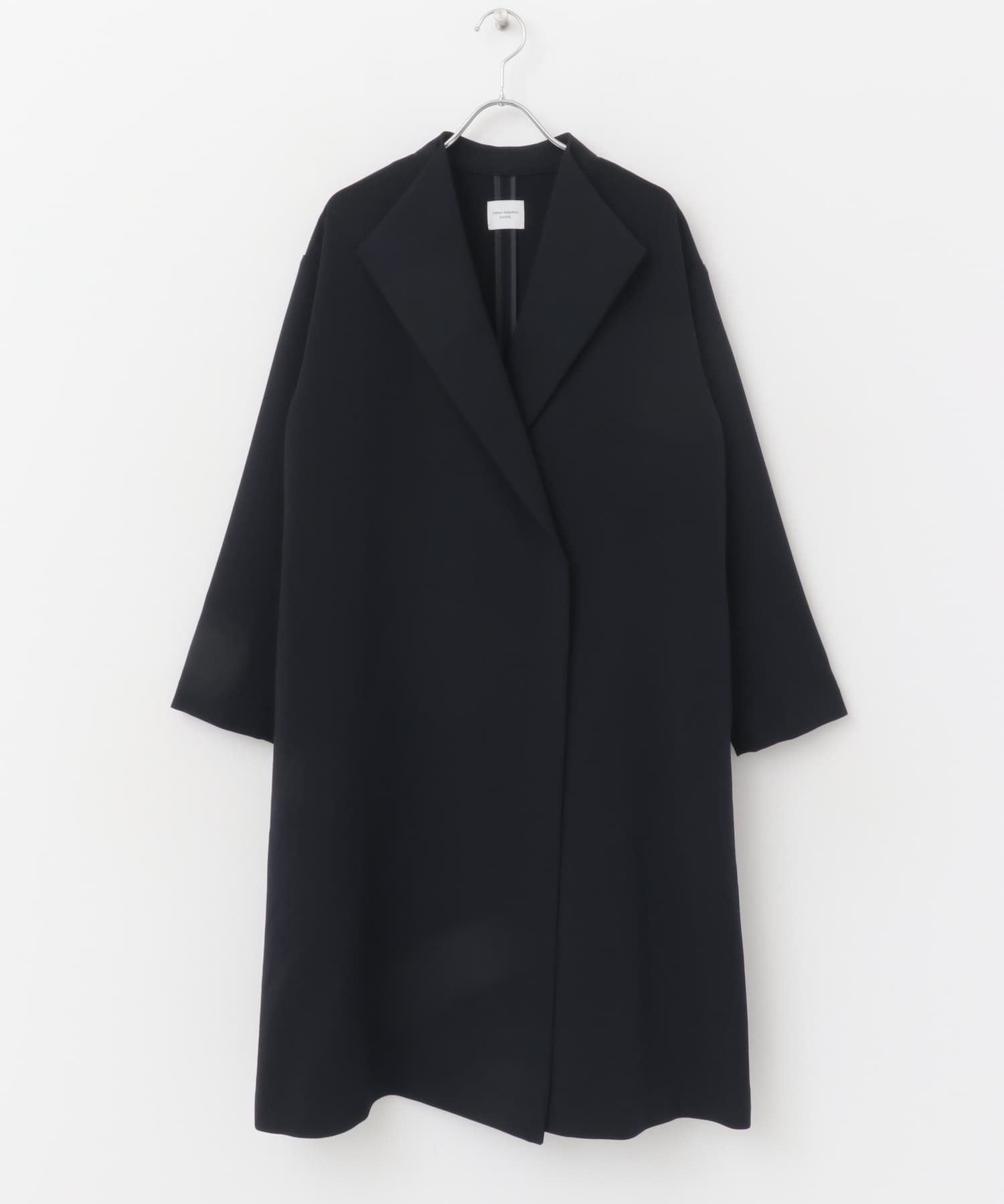 ダブルクロスガウンコート NAVY M
