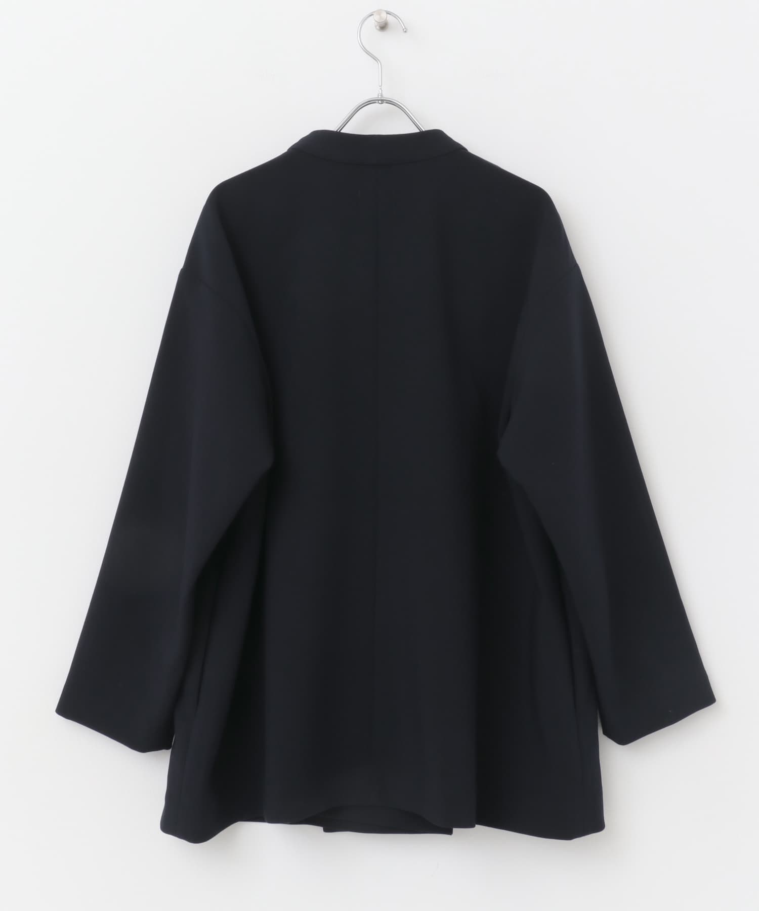 ダブルクロスショートガウン NAVY M