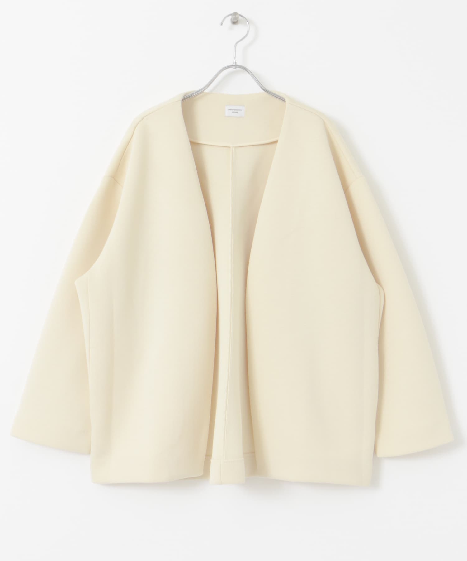 ダンボールニットノーカラージャケット(M GREIGE): アウター｜URBAN