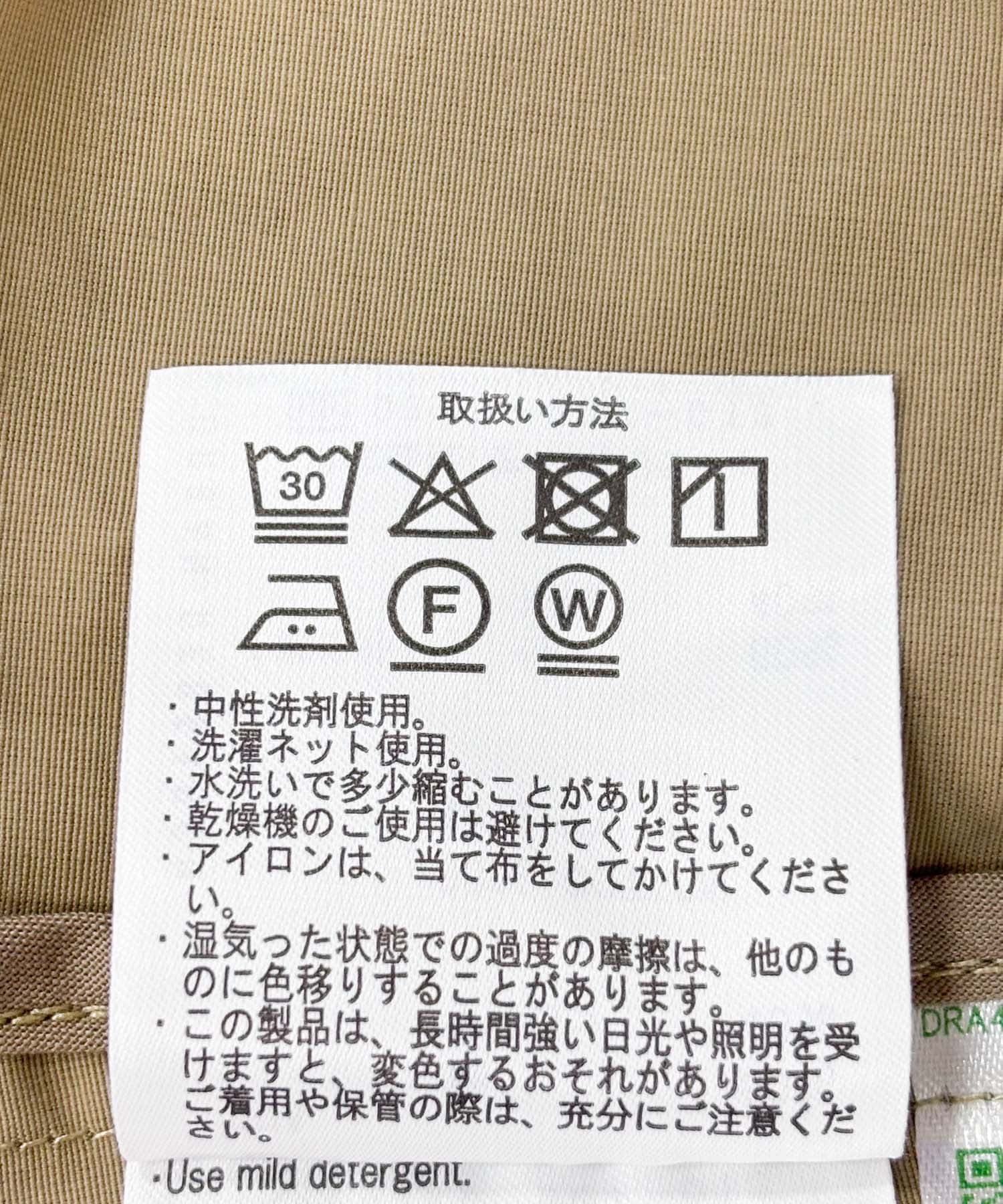 トレンチコート BEIGE S